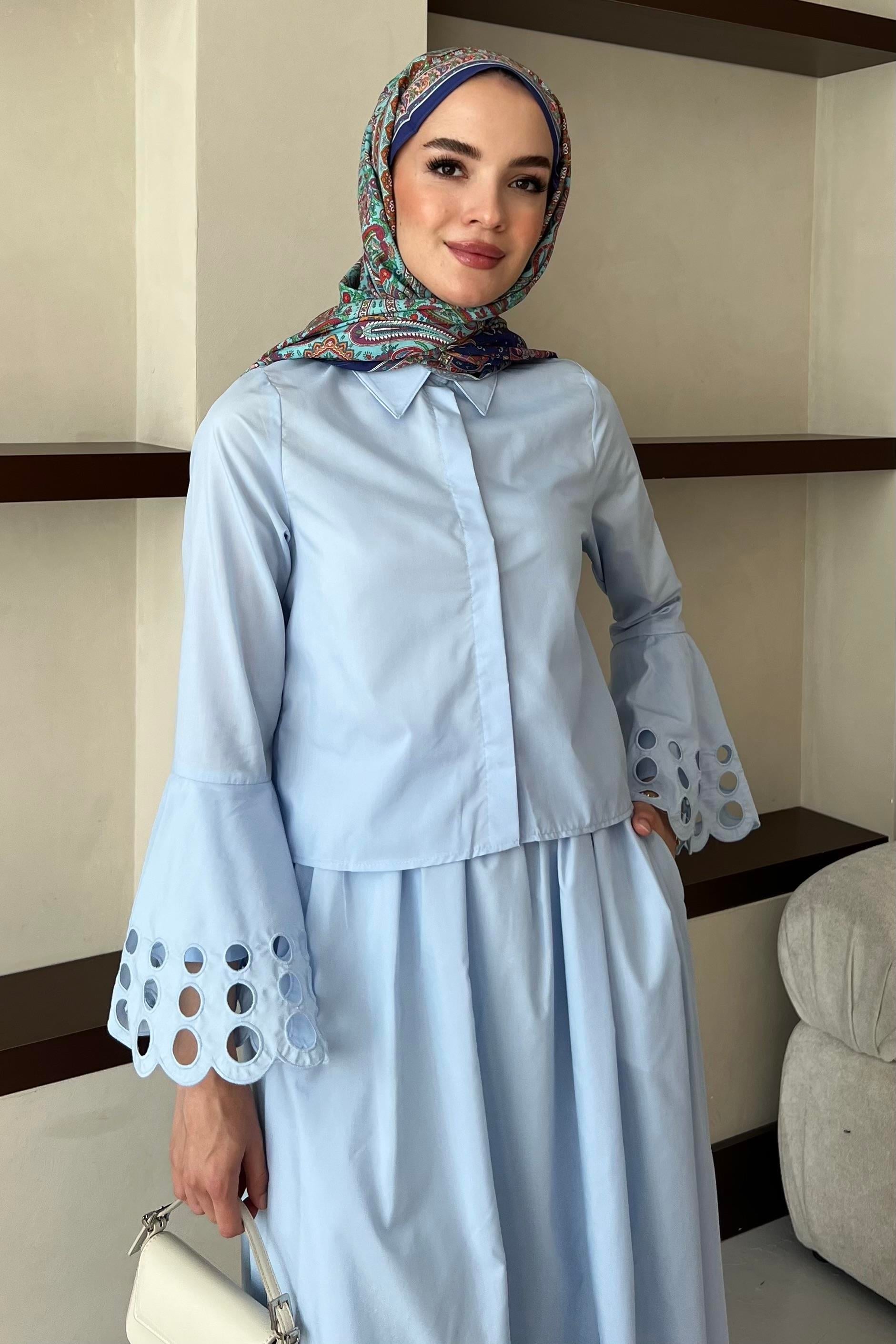 Jasmin Takım Bebe Mavisi