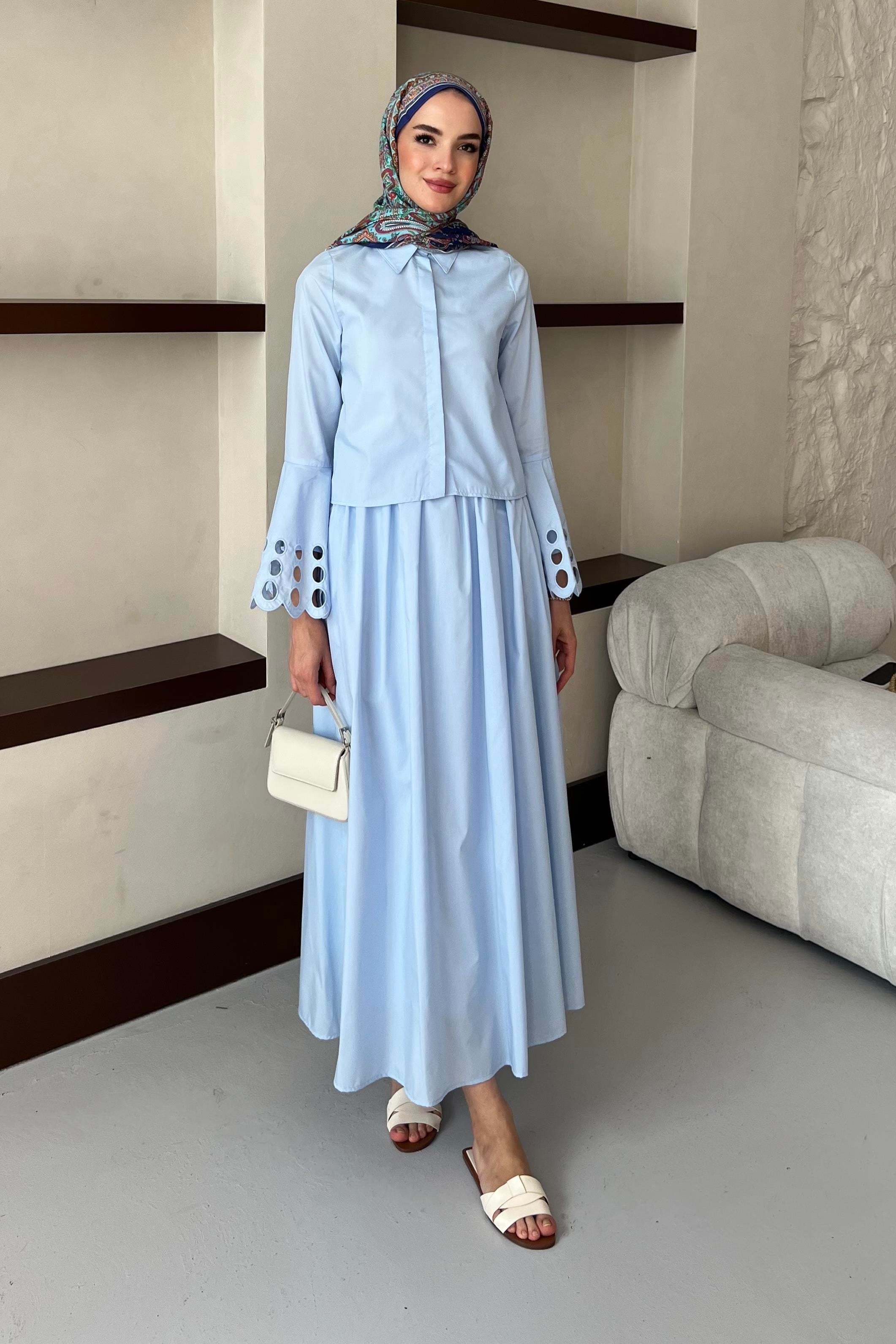 Jasmin Takım Bebe Mavisi