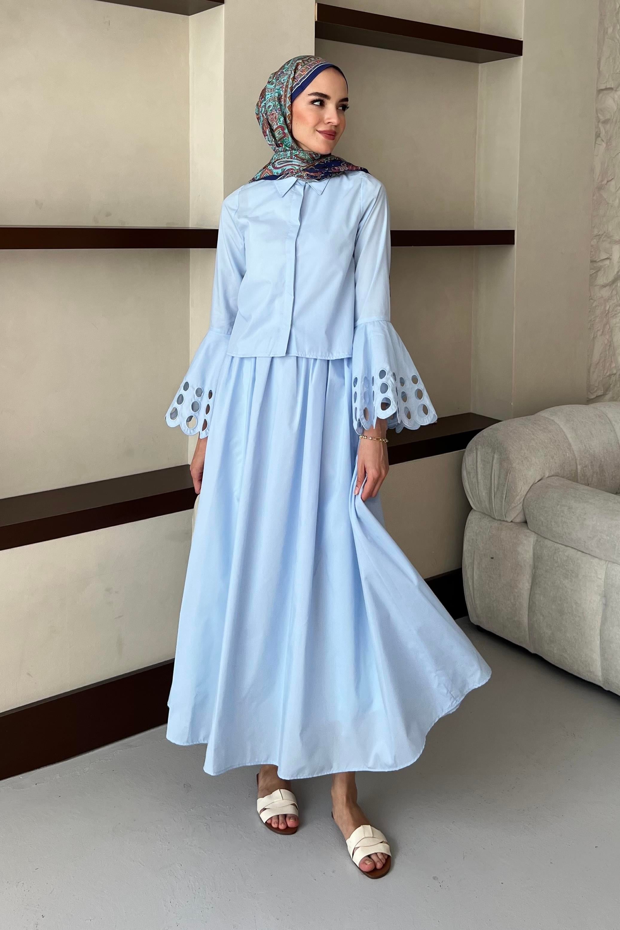 Jasmin Takım Bebe Mavisi