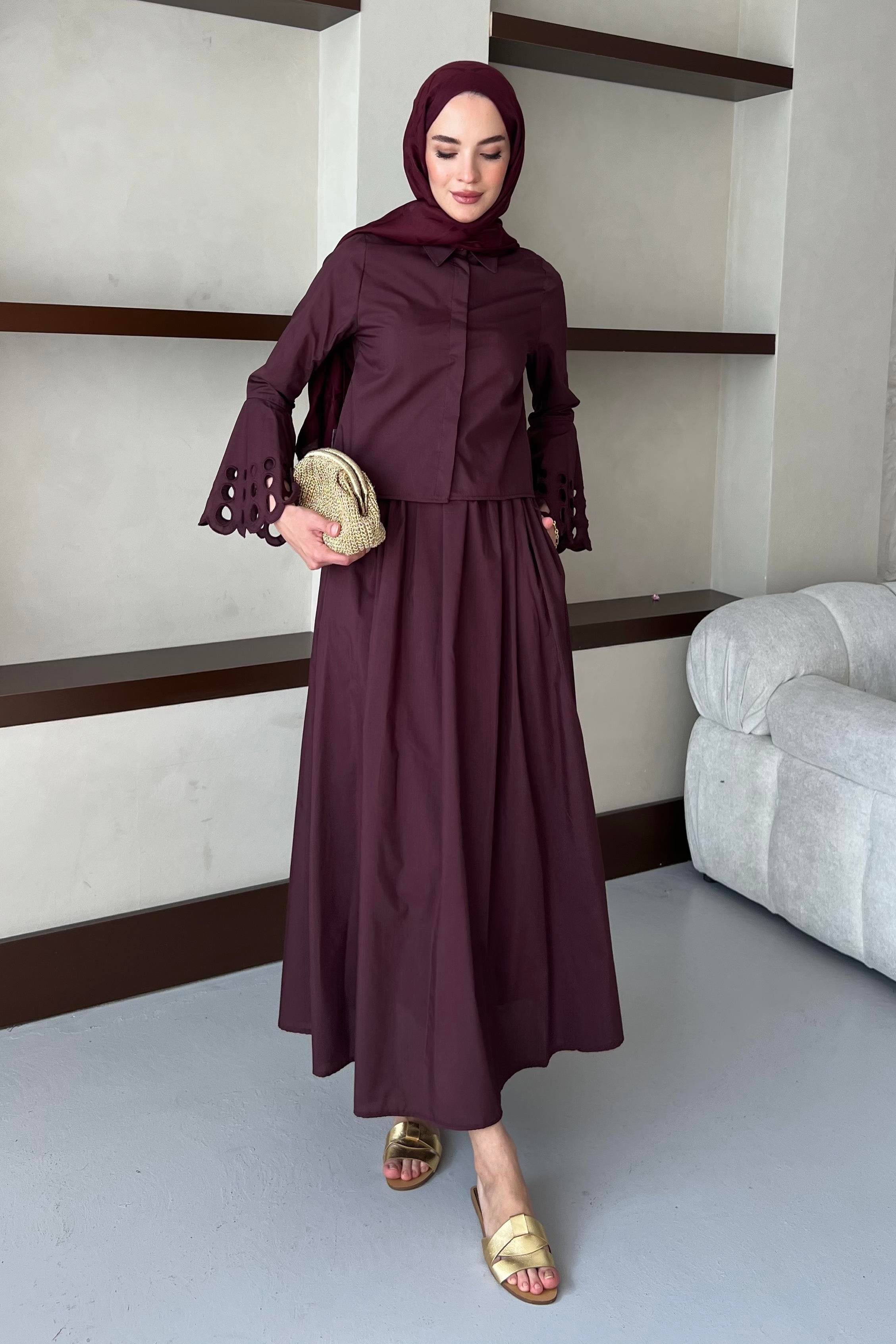 Jasmin Takım Bordo