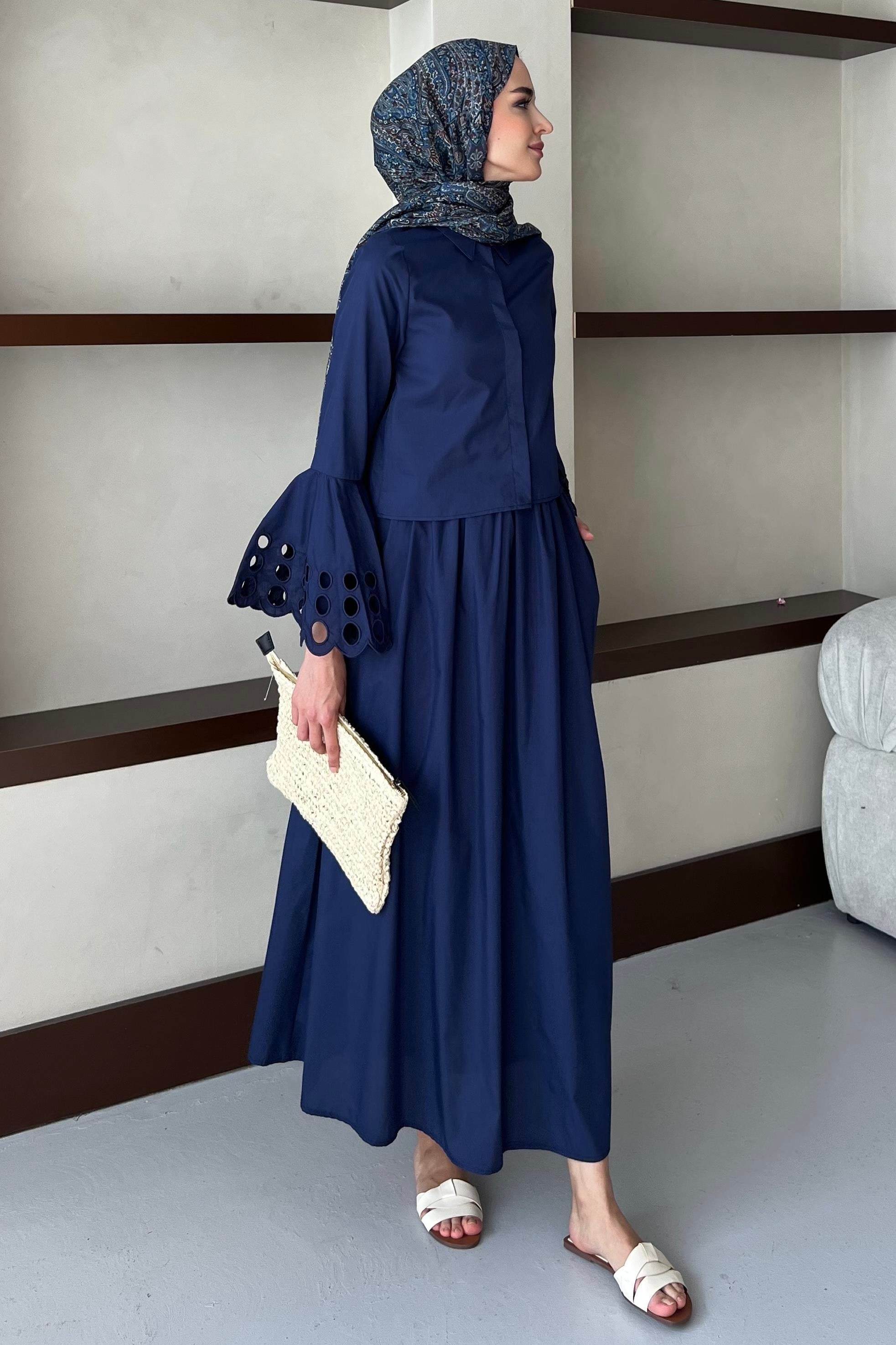 Jasmin Takım Lacivert