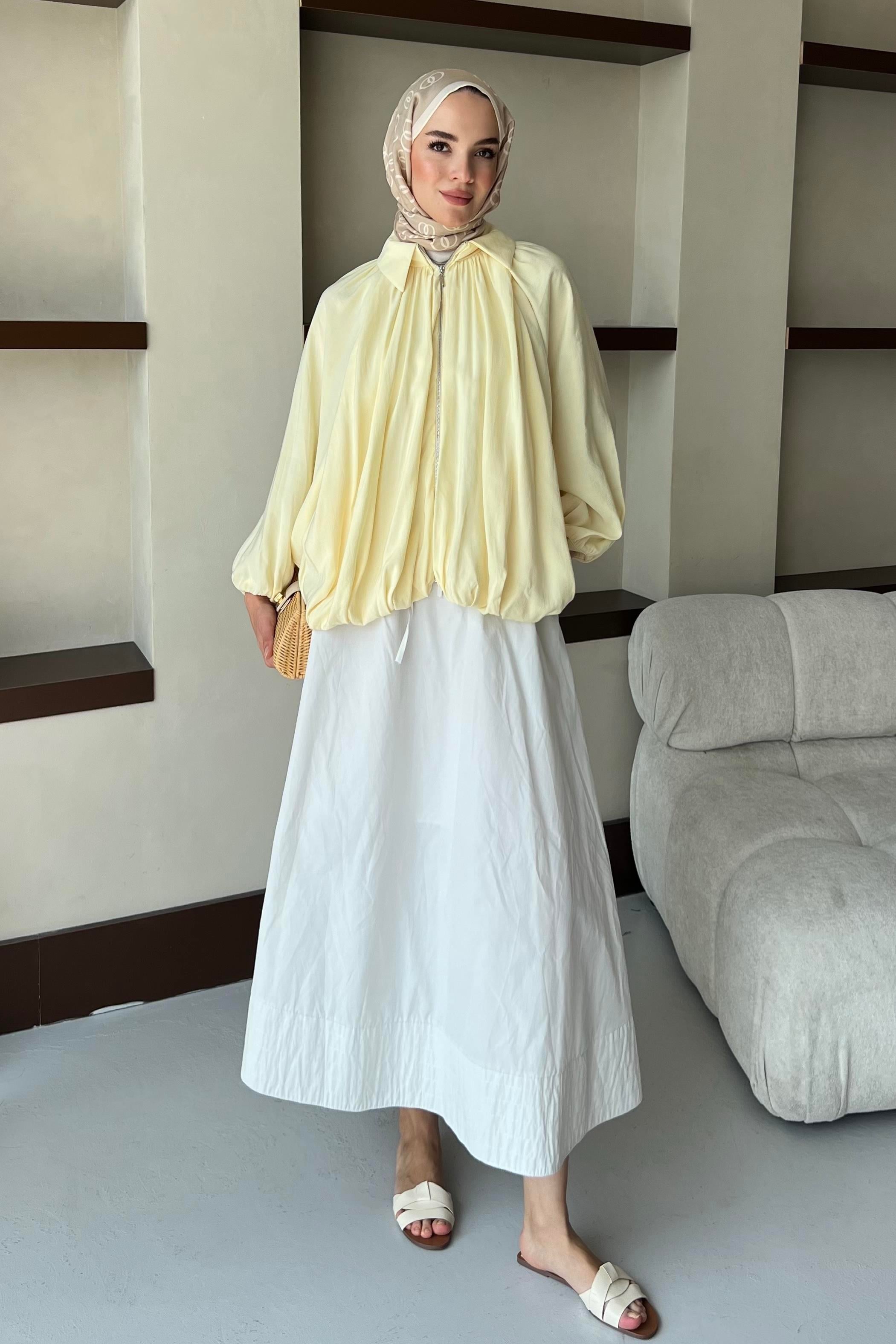 Modal Bomber Butter Yellow