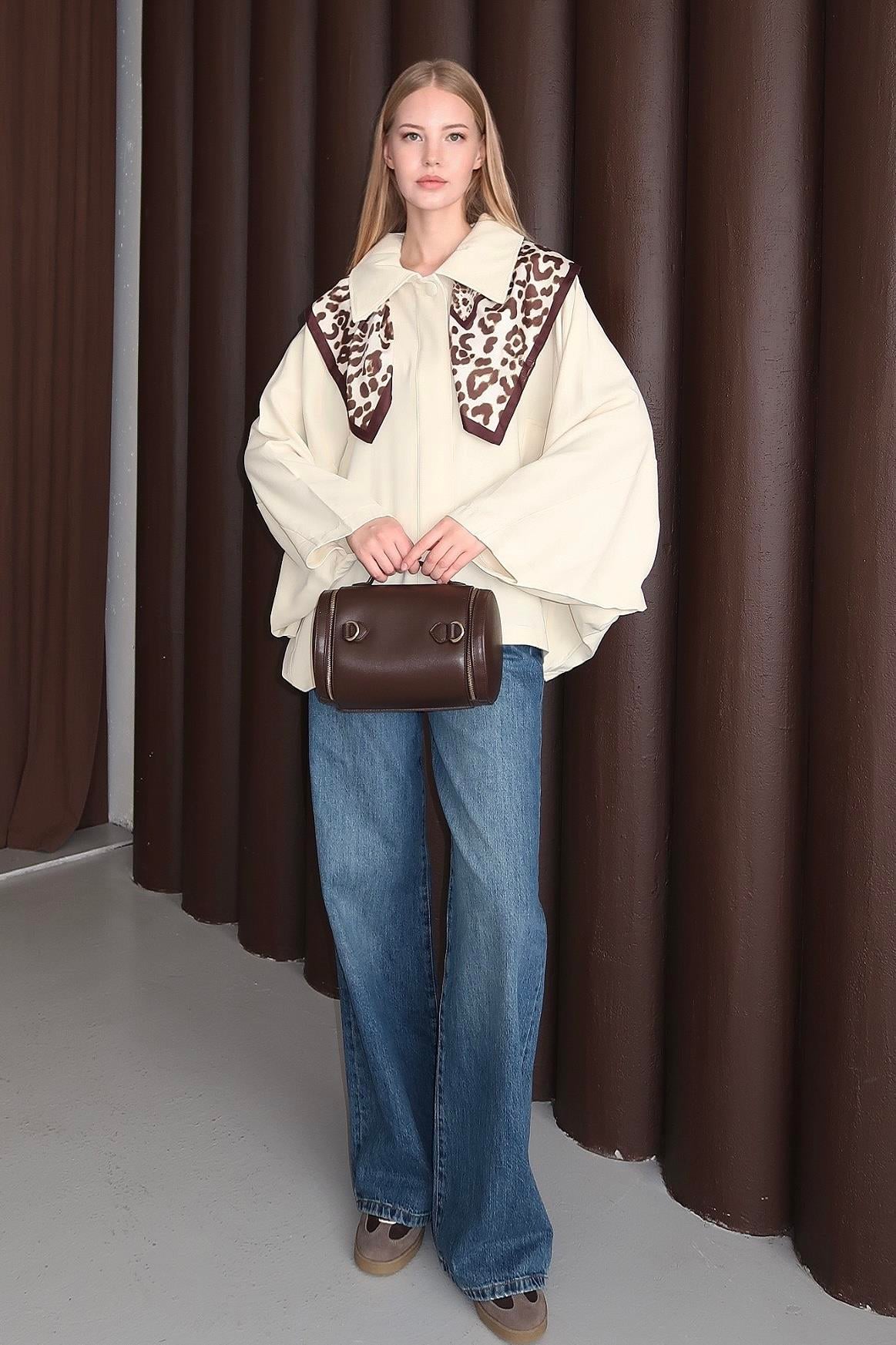 Modal Yarasa Bomber Krem
