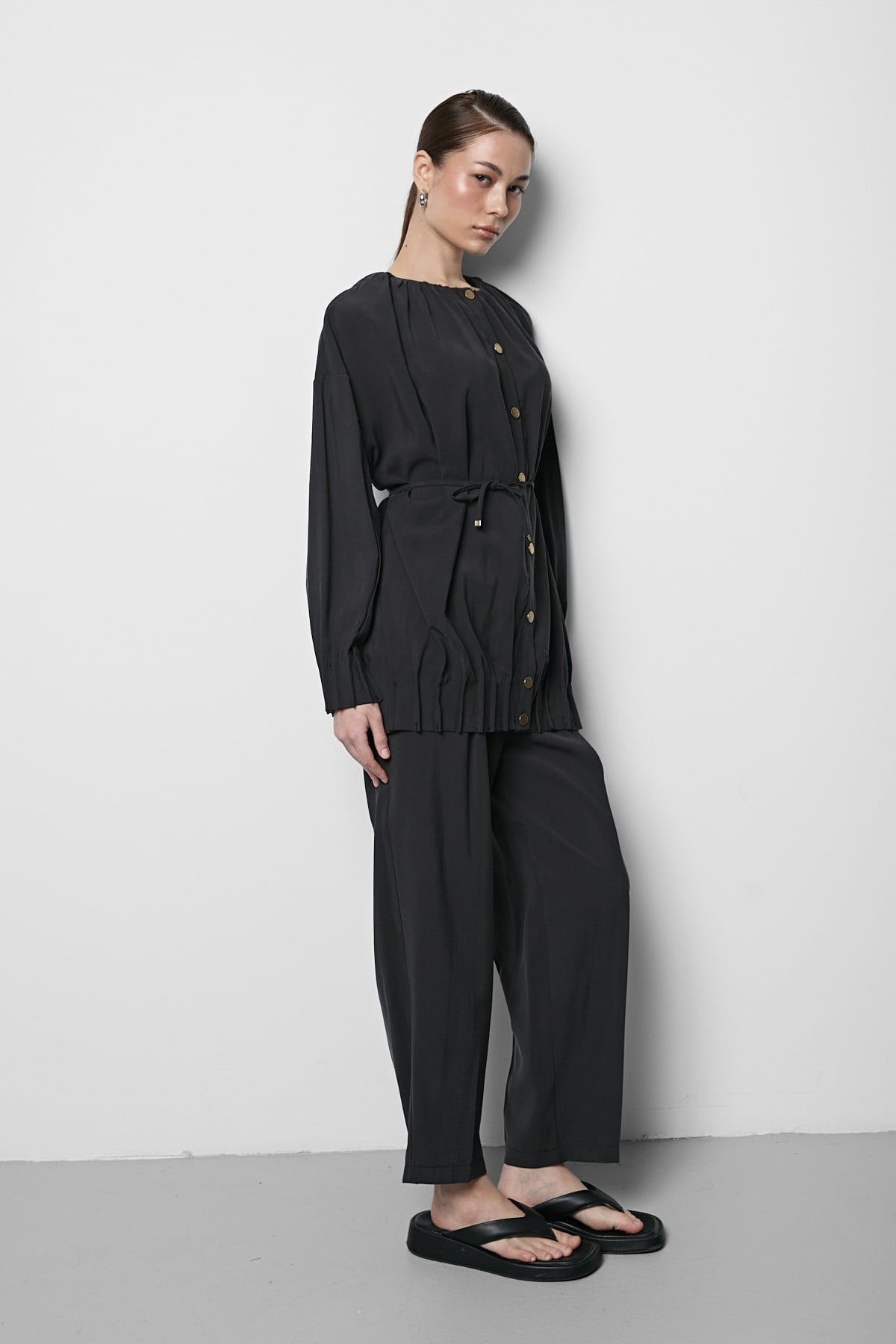 Oversize Modal Takım Antrasit