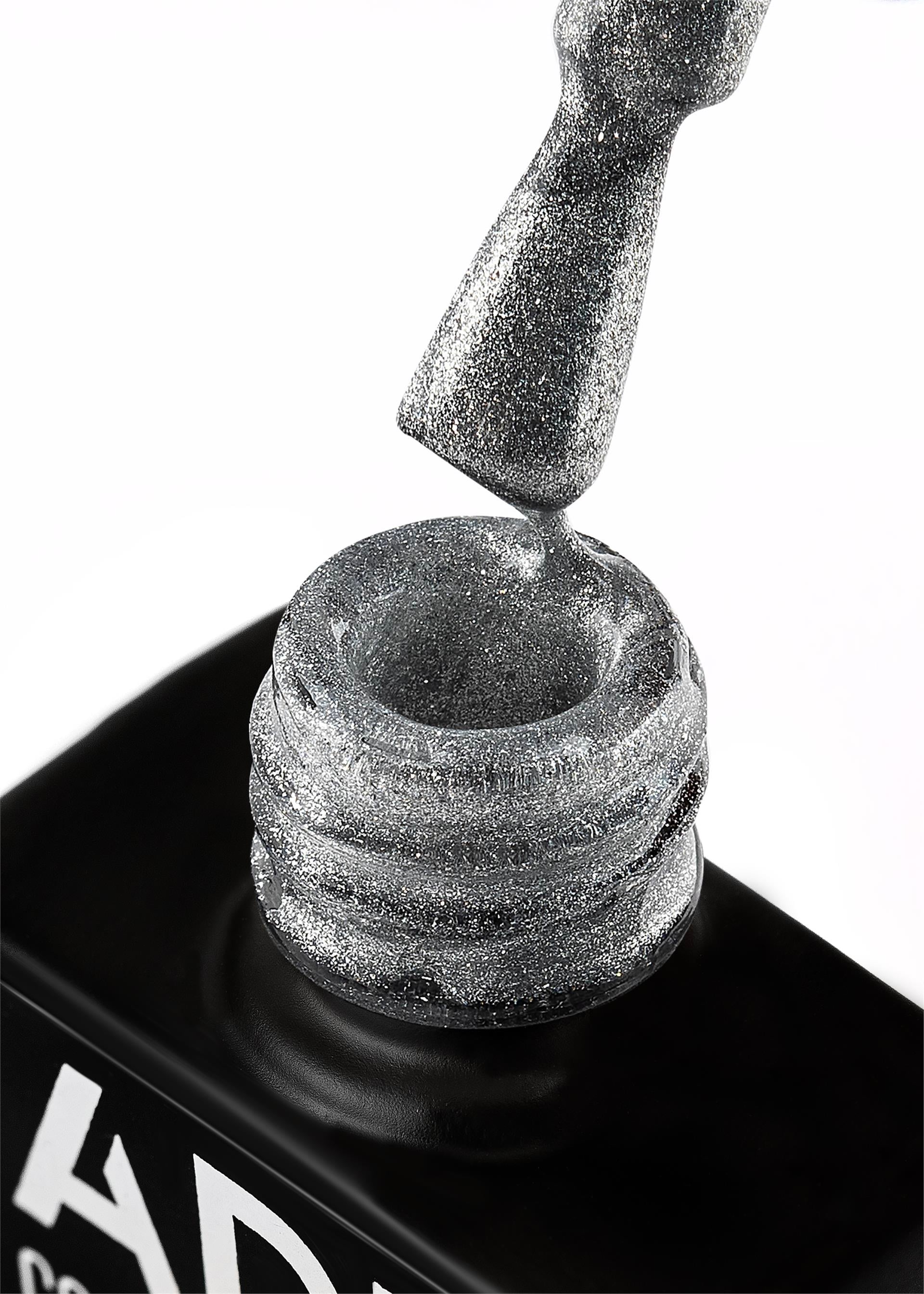 ADN Cat Eye Silver Top Coat 