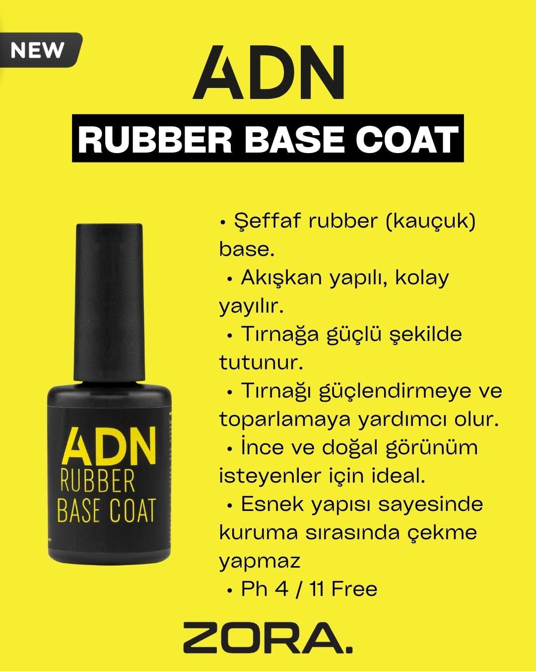 ADN Rubber Base Coat 10ml