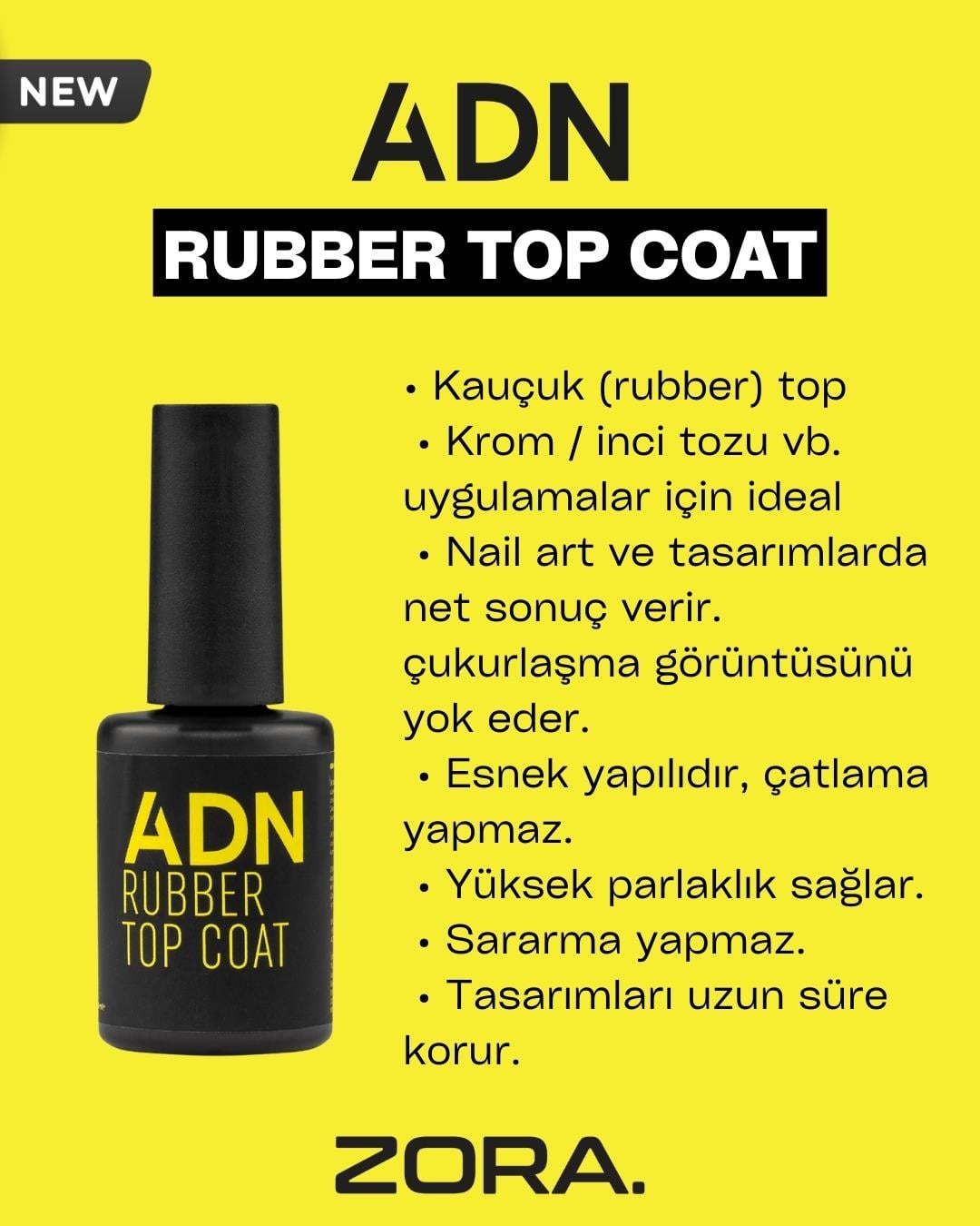 ADN Rubber Top Coat 10ml