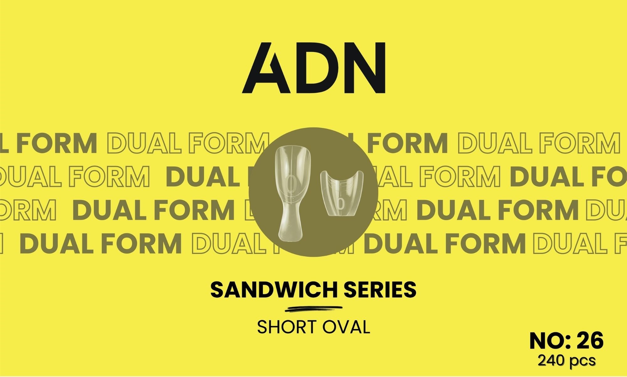 ADN Sandwich Series Üst Form No:26 Short Oval