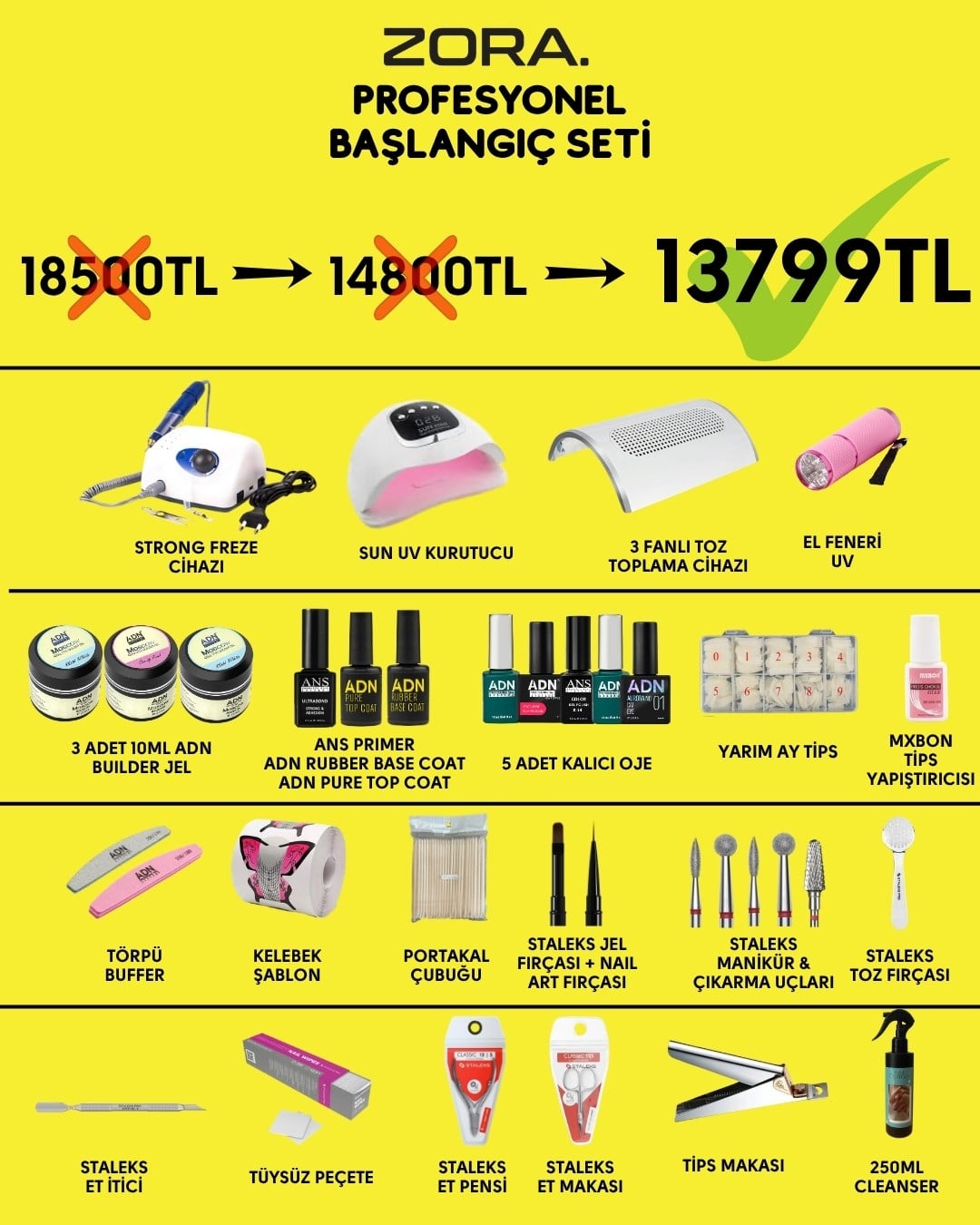 PROFESYONEL BAŞLANGIÇ SETİ