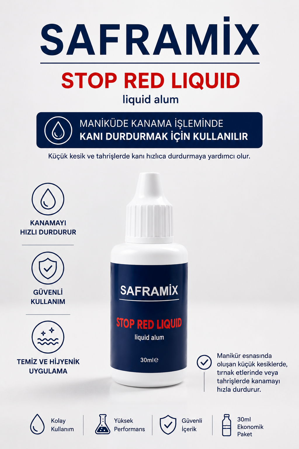 Saframix Sıvı Kan Dondurucu (Durdurucu) 30ml