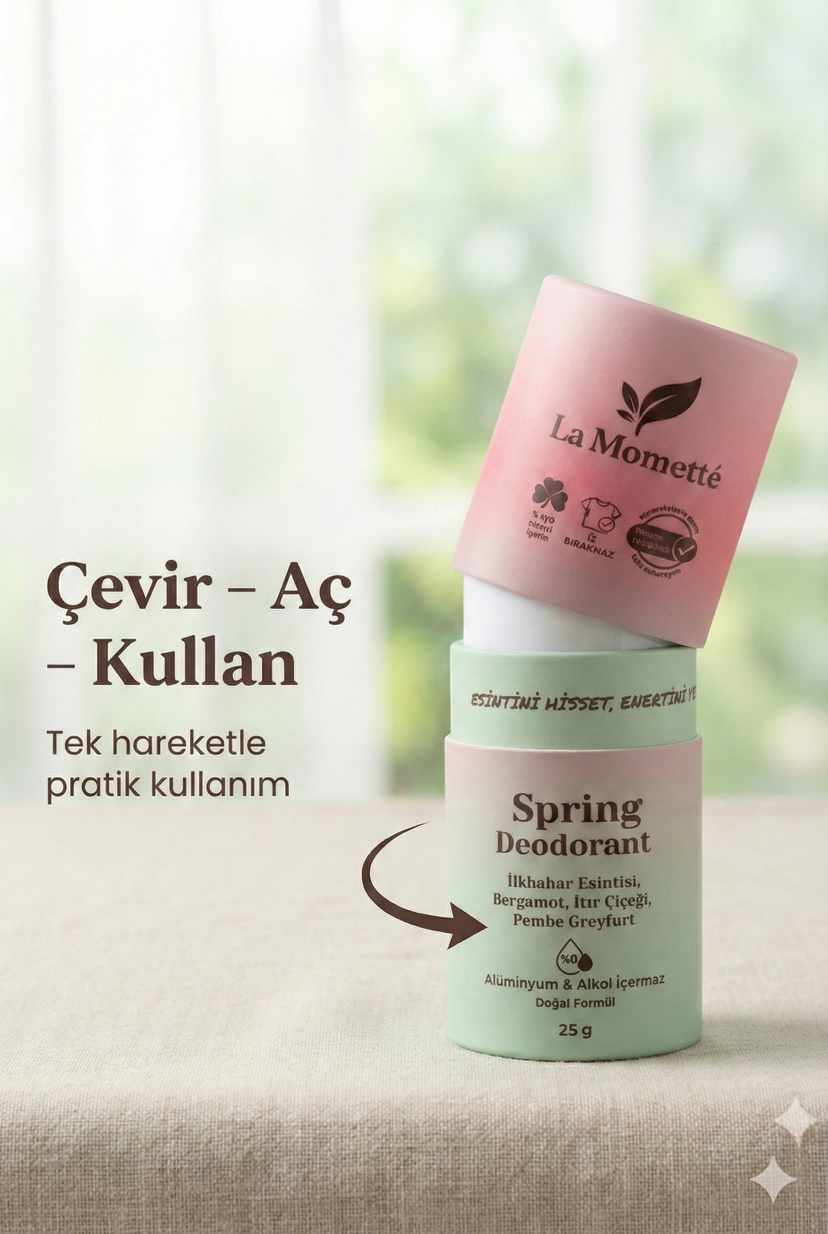 La Momette Spring Stick Deodorant 25 gr