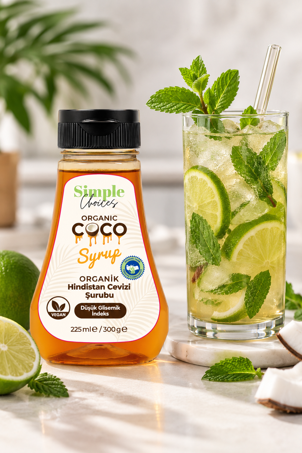 Simple Choices Organik Hindistan Cevizi Nektarı 225 ml 