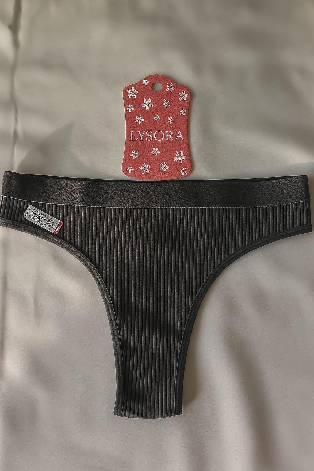 Antresit Çizgili Tanga Bikini