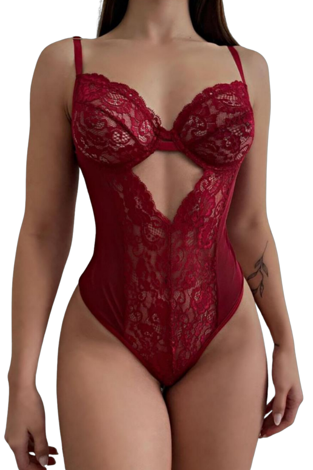 Bordo Dantelli Body Suit