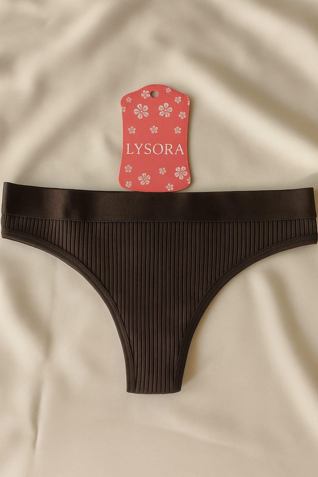 Siyah Çizgili Tanga Bikini