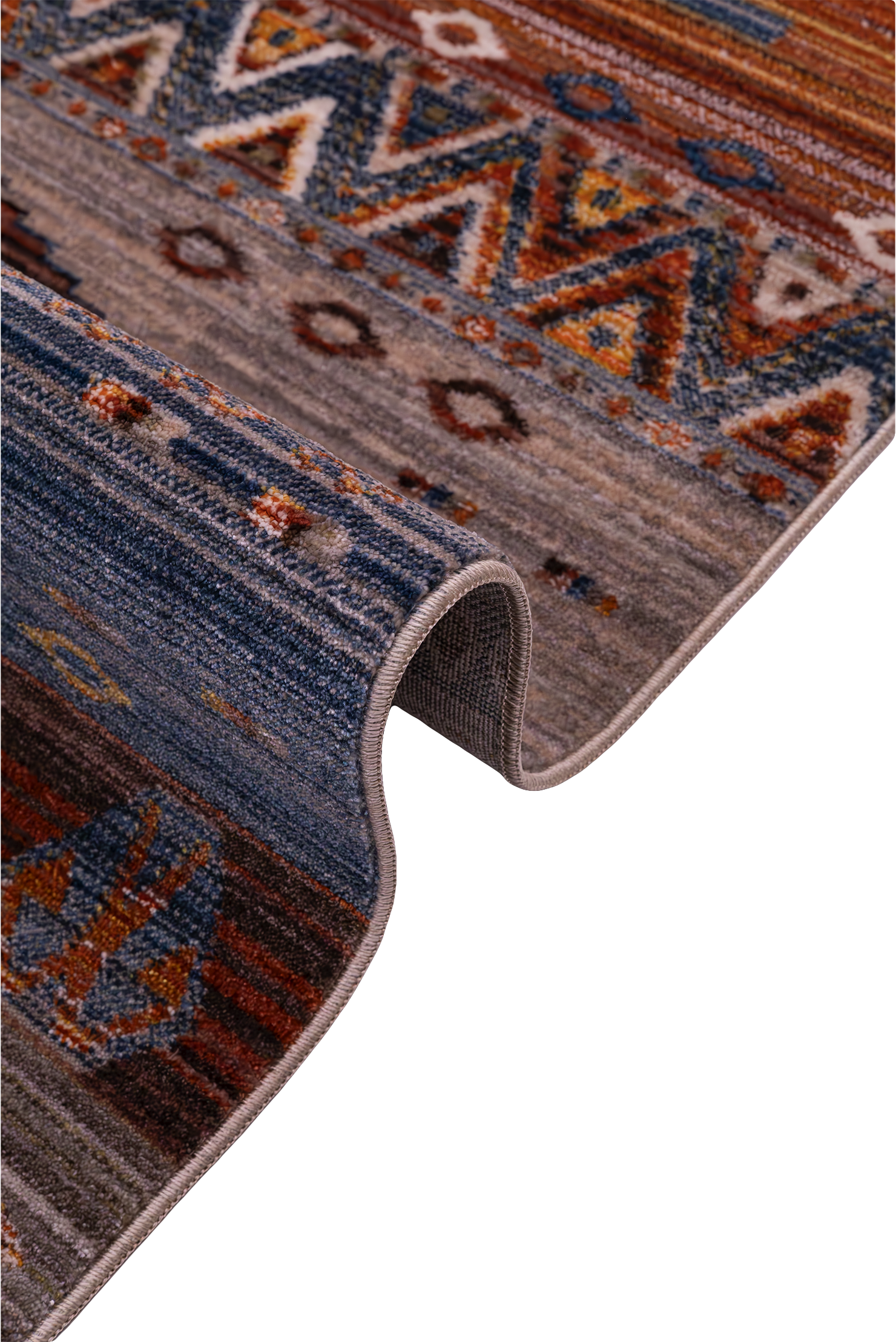 Tüm Ürünler,Verrino,Modern Kaymaz Halı Modelleri | Yumuşak Dokulu Dekoratif Halı,7/24 983 NAVY GREY