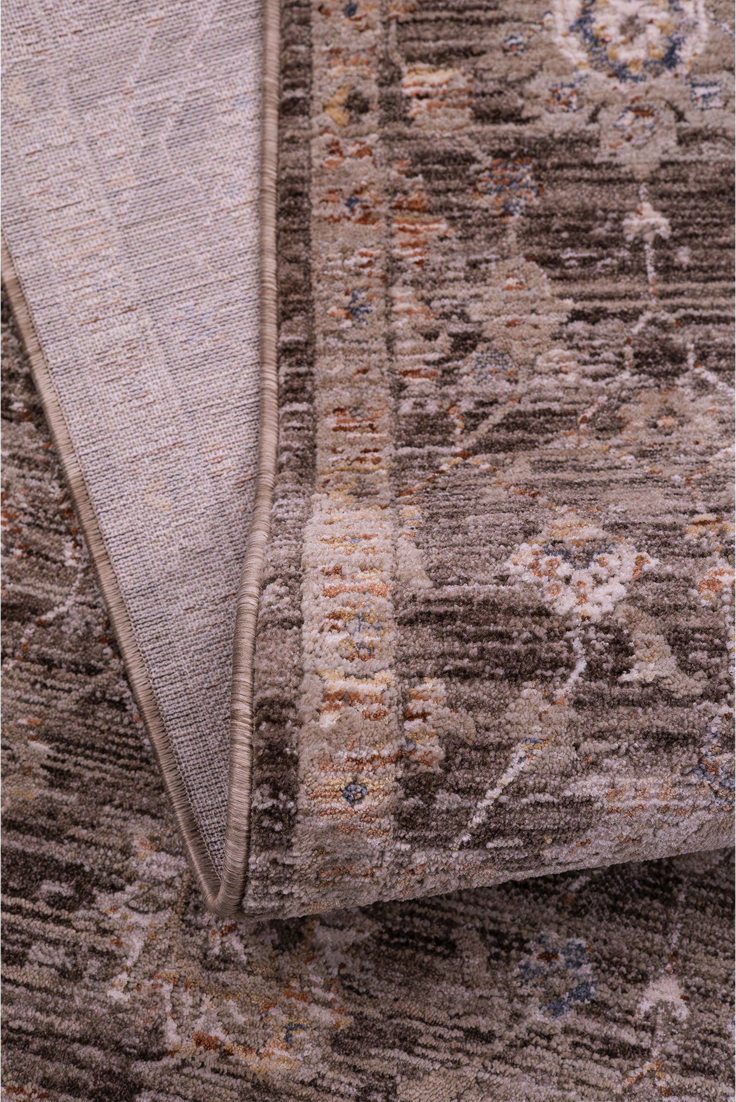 Tüm Ürünler,Bahariye,Modern Kaymaz Halı Modelleri | Yumuşak Dokulu Dekoratif Halı,ATLAS AT06 KAHVE