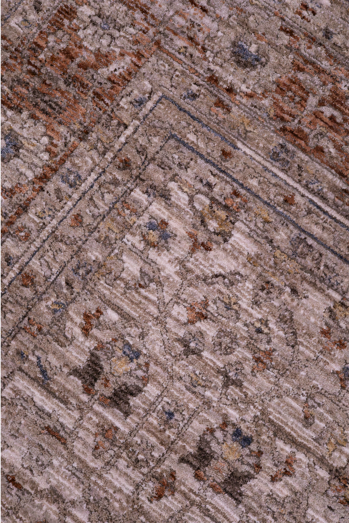 Tüm Ürünler,Bahariye,Modern Kaymaz Halı Modelleri | Yumuşak Dokulu Dekoratif Halı,ATLAS AT07 KREMİT