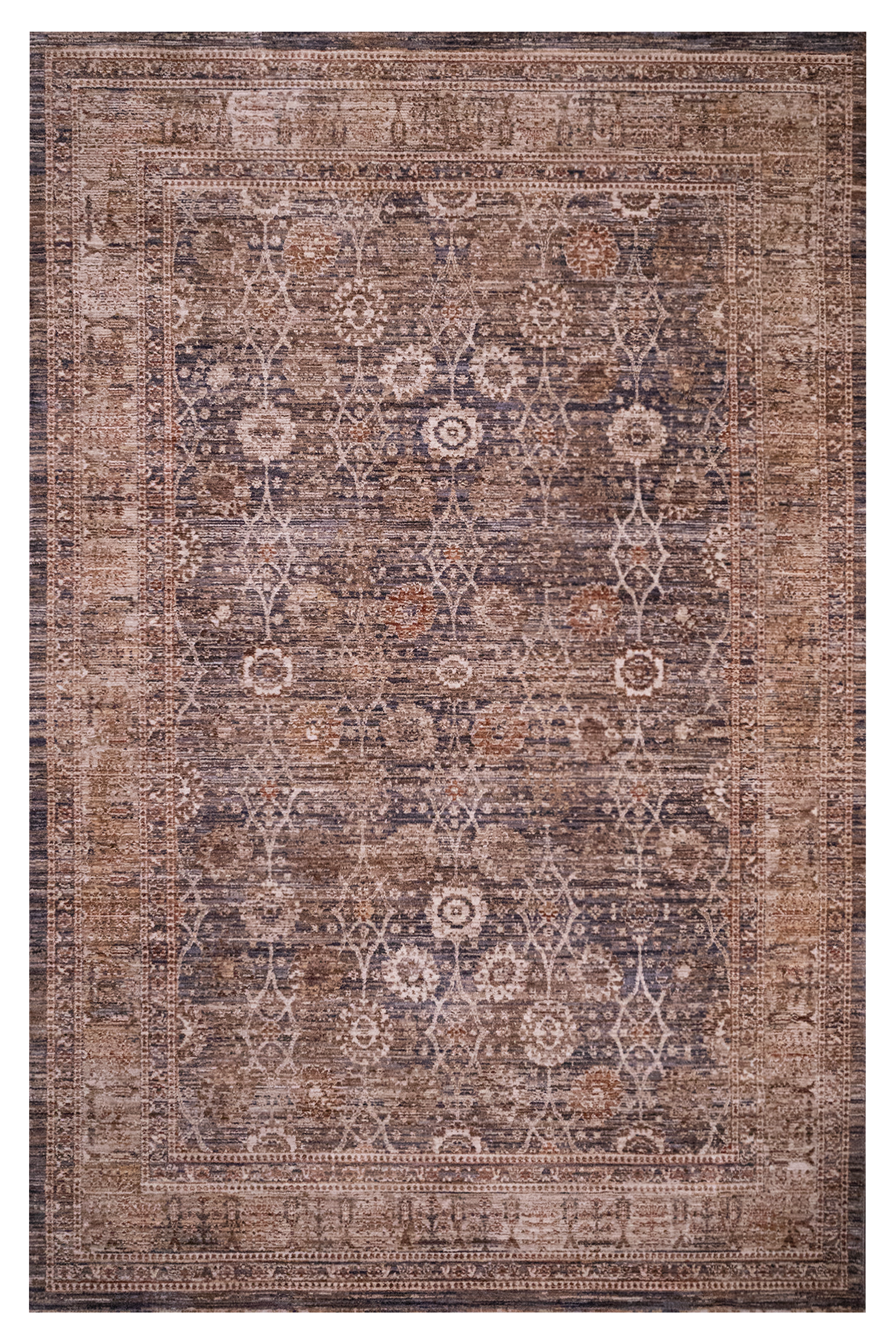 Tüm Ürünler,STELLA,Modern Kaymaz Halı Modelleri | Yumuşak Dokulu Dekoratif Halı,Y0745 MAVİ KREM