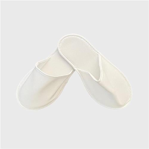 3mm Süngerli Havlu Polyester Kaymaz Taban Tek Kullanımlık Terlik H100-K