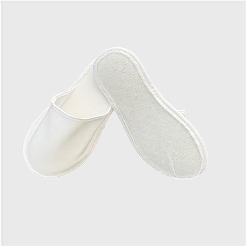 3mm Süngerli Havlu Polyester Kaymaz Taban Tek Kullanımlık Terlik H100-K