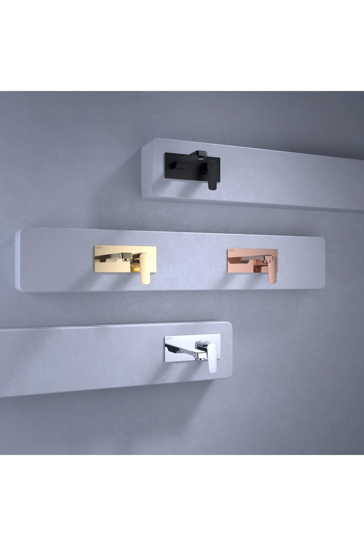 Quasar Pro Lavabo Bataryası Siyah