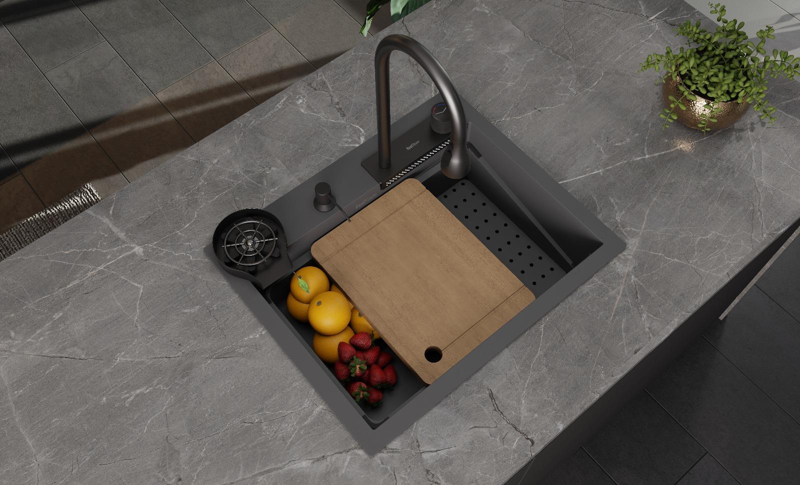 Realstone Angel Granit Akıllı Eviye