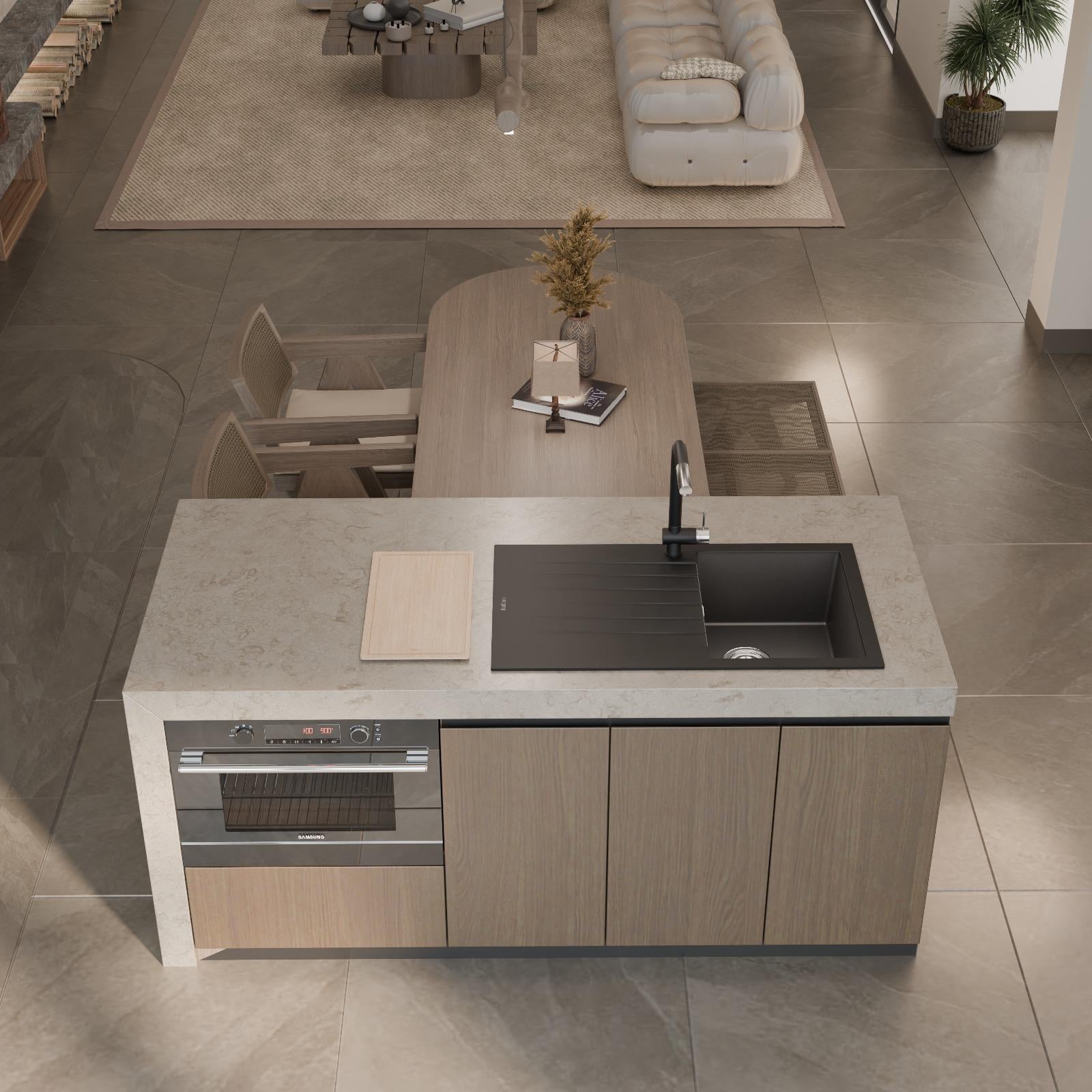 Realstone Troya Siyah 86