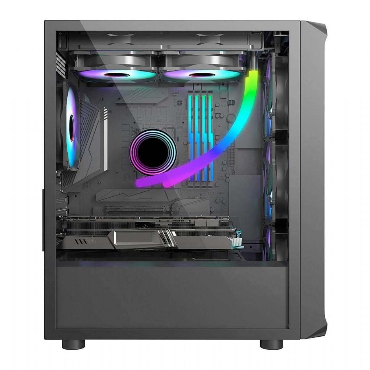 GAMEBOOSTER GB-G205BB USB3.0 MESH PANEL POWERSIZ SİYAH KASA