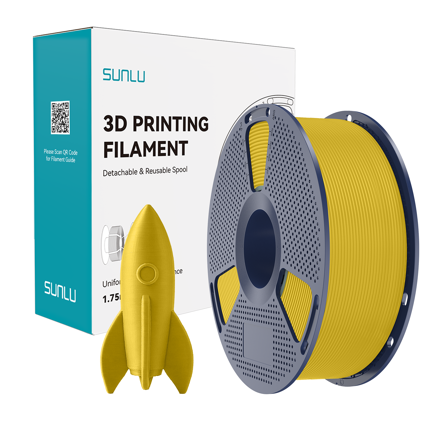 High Speed PLA Filament Yellow