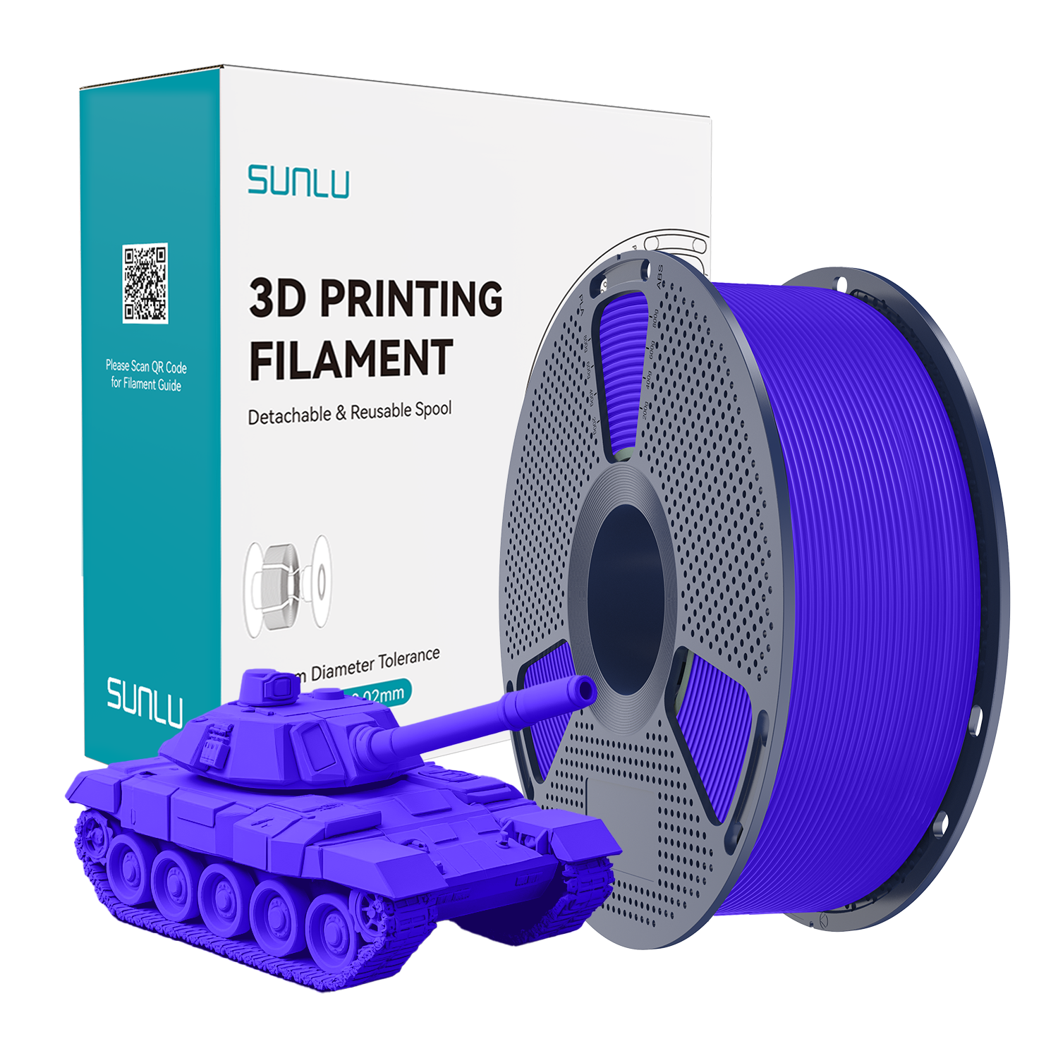 SUNLU High Speed PLA+ Filament Blue