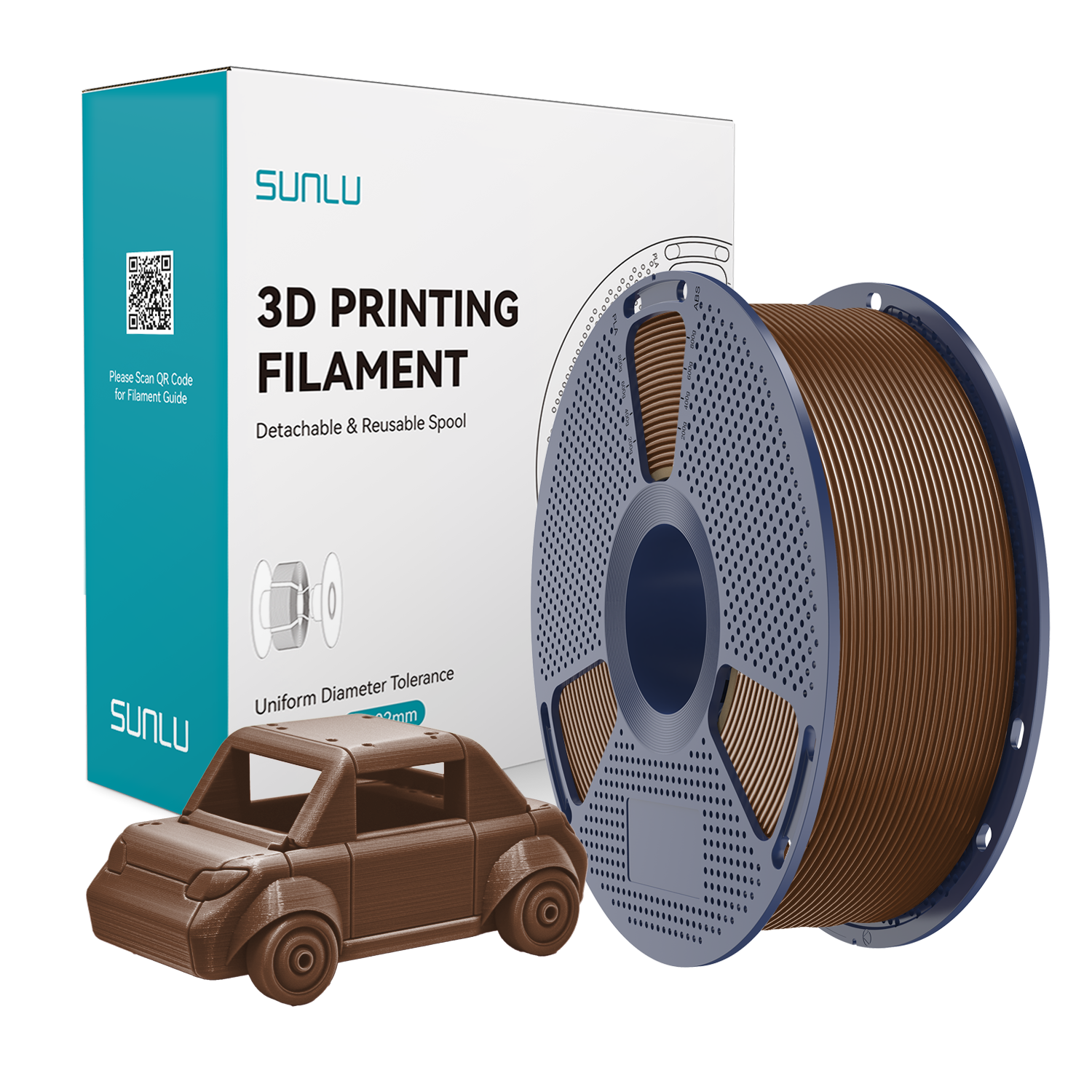SUNLU PETG Filament Coffee