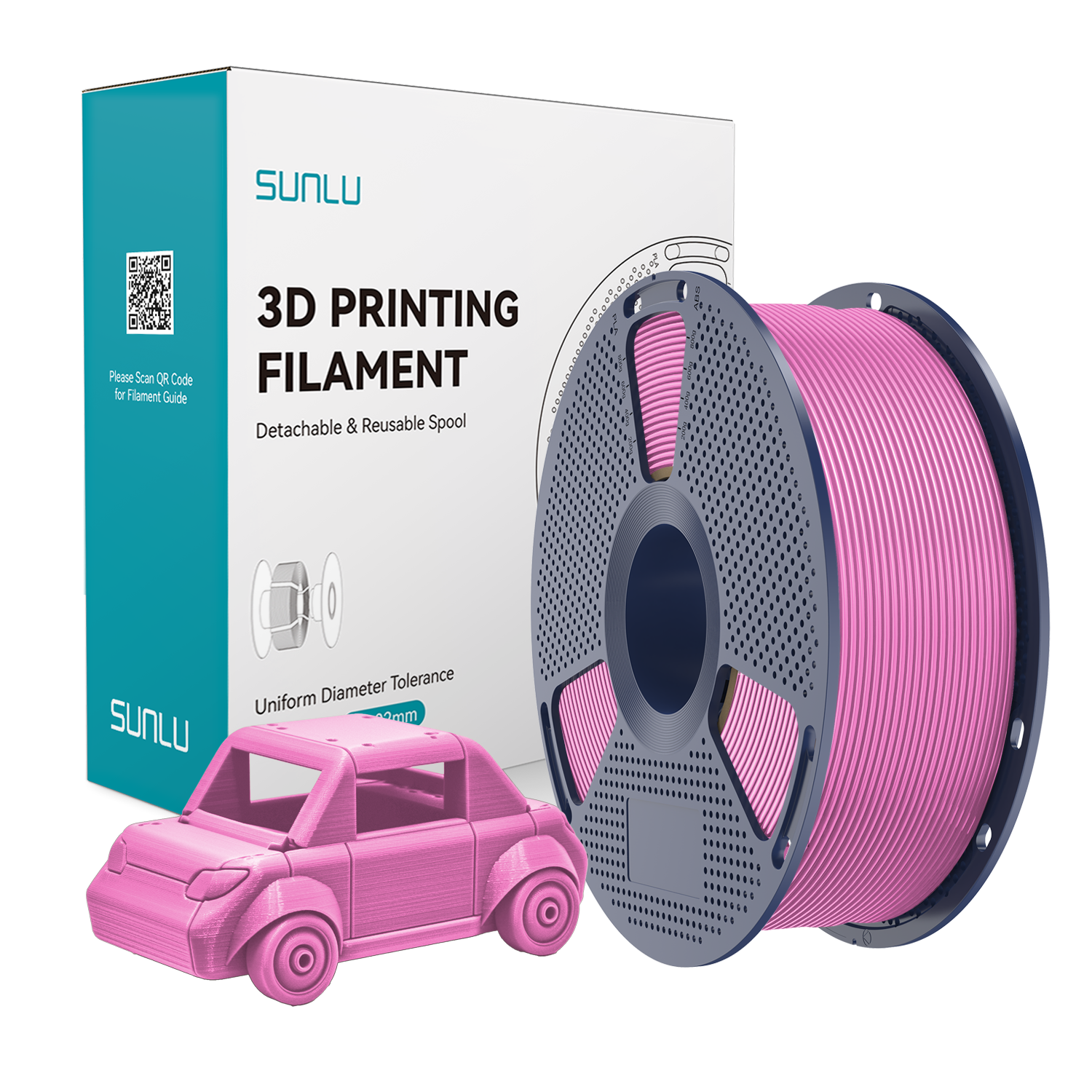 SUNLU PETG Filament Pink