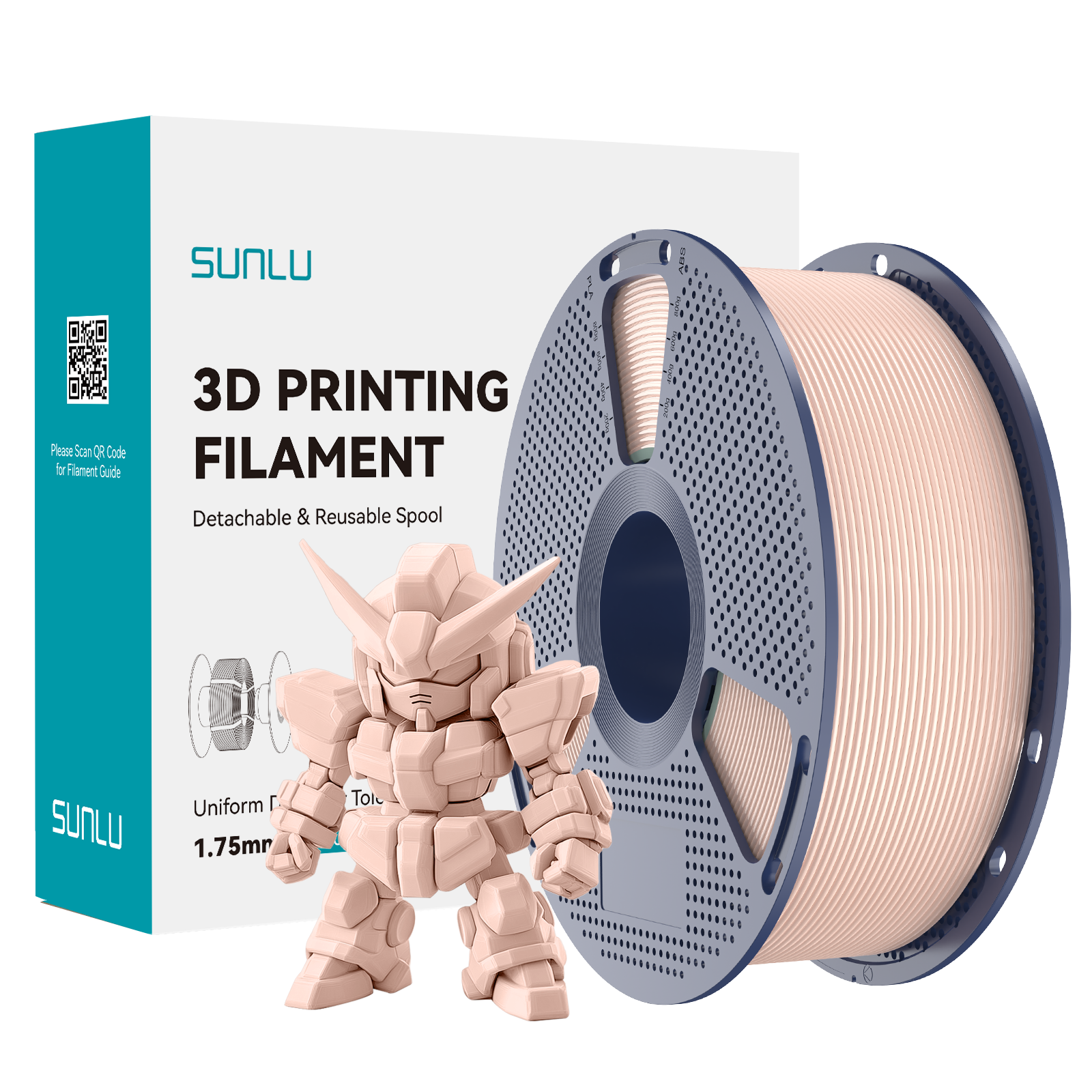 SUNLU PLA+ 2.0 Filament Beige