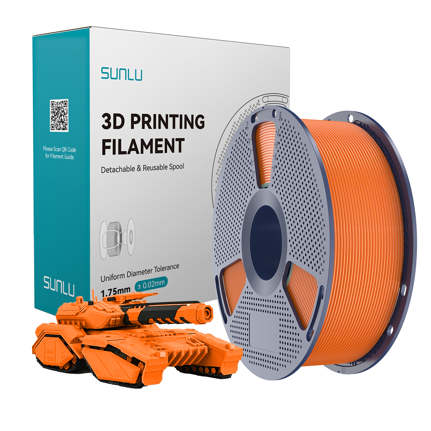 SUNLU PLA Filament Sunny Orange
