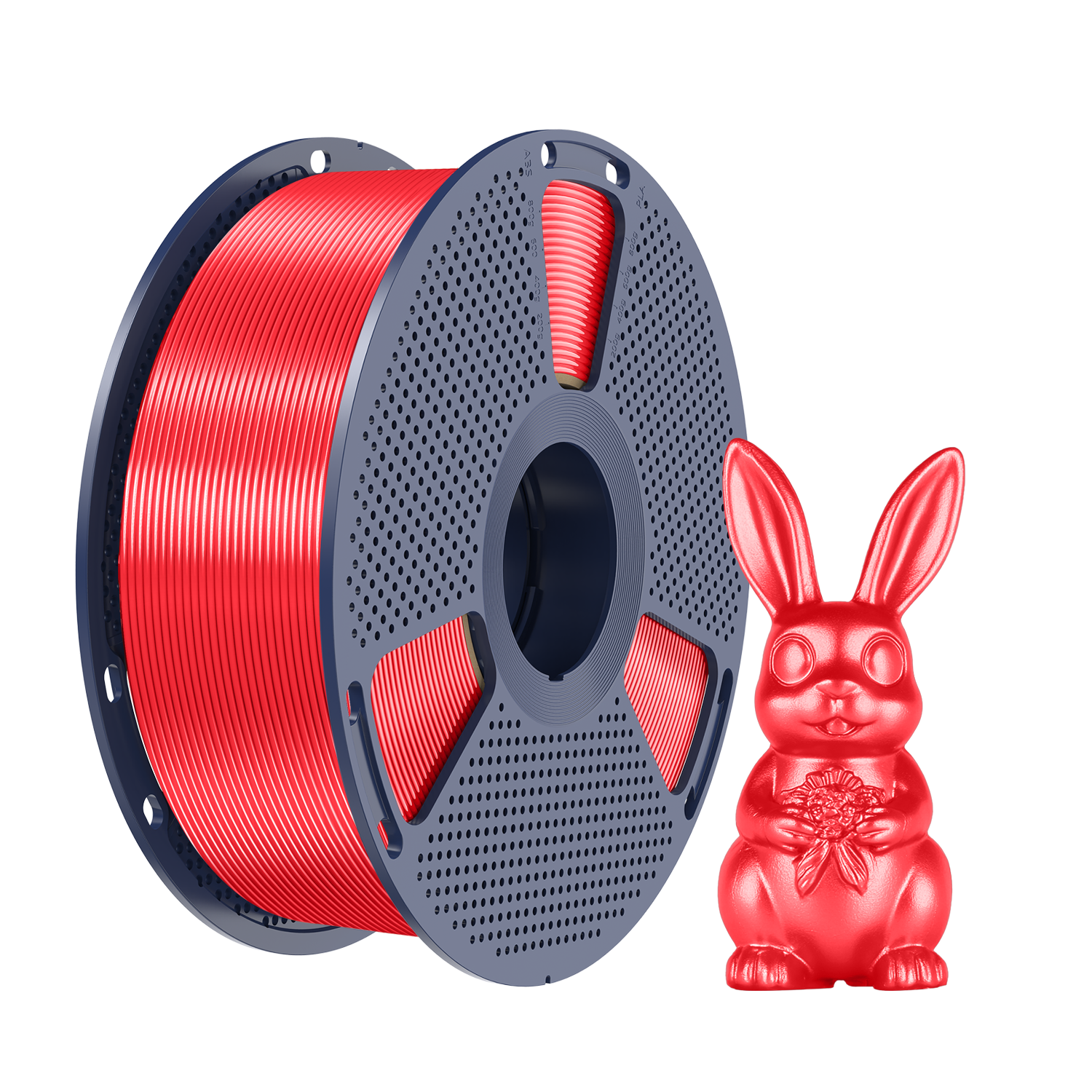 SUNLU Silk PLA+ Filament Red
