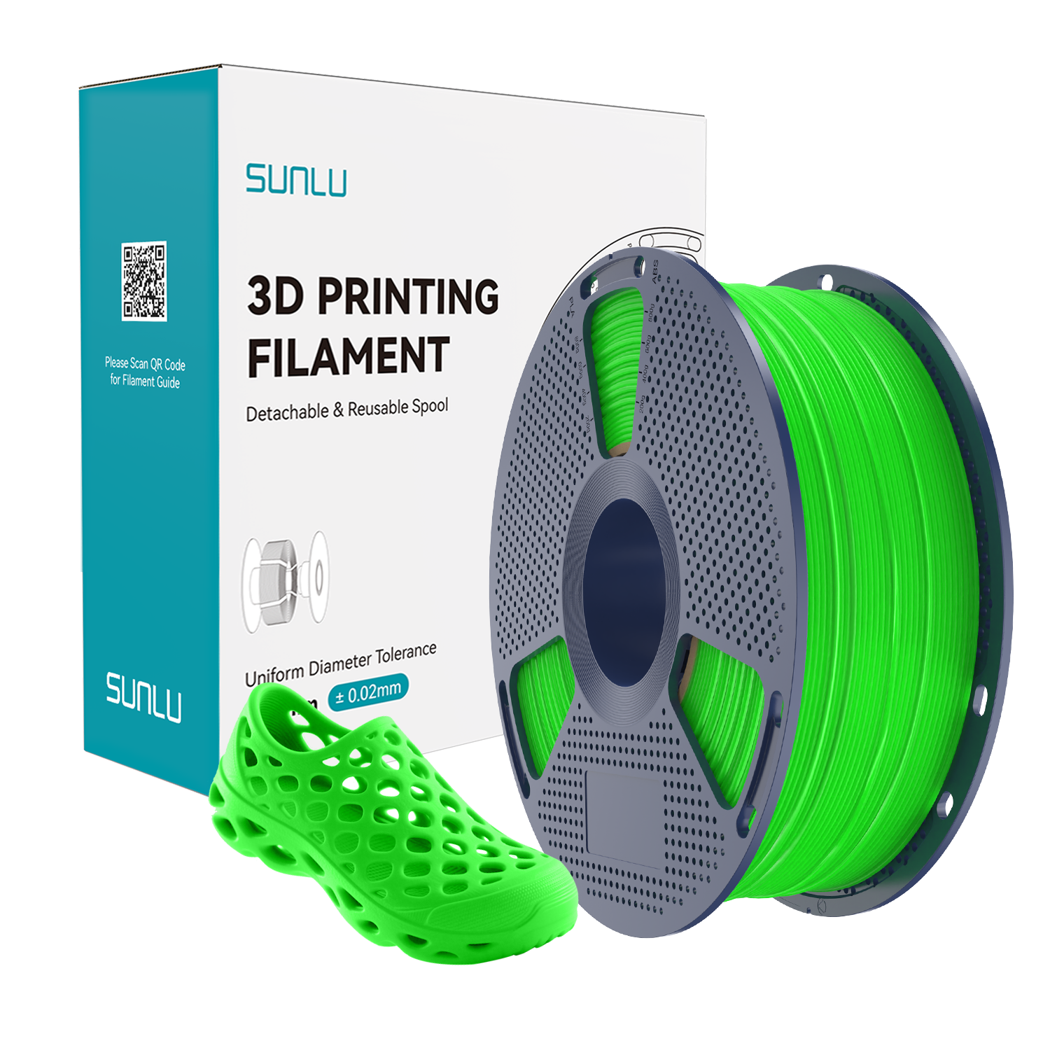 SUNLU TPU 95A Filament Green