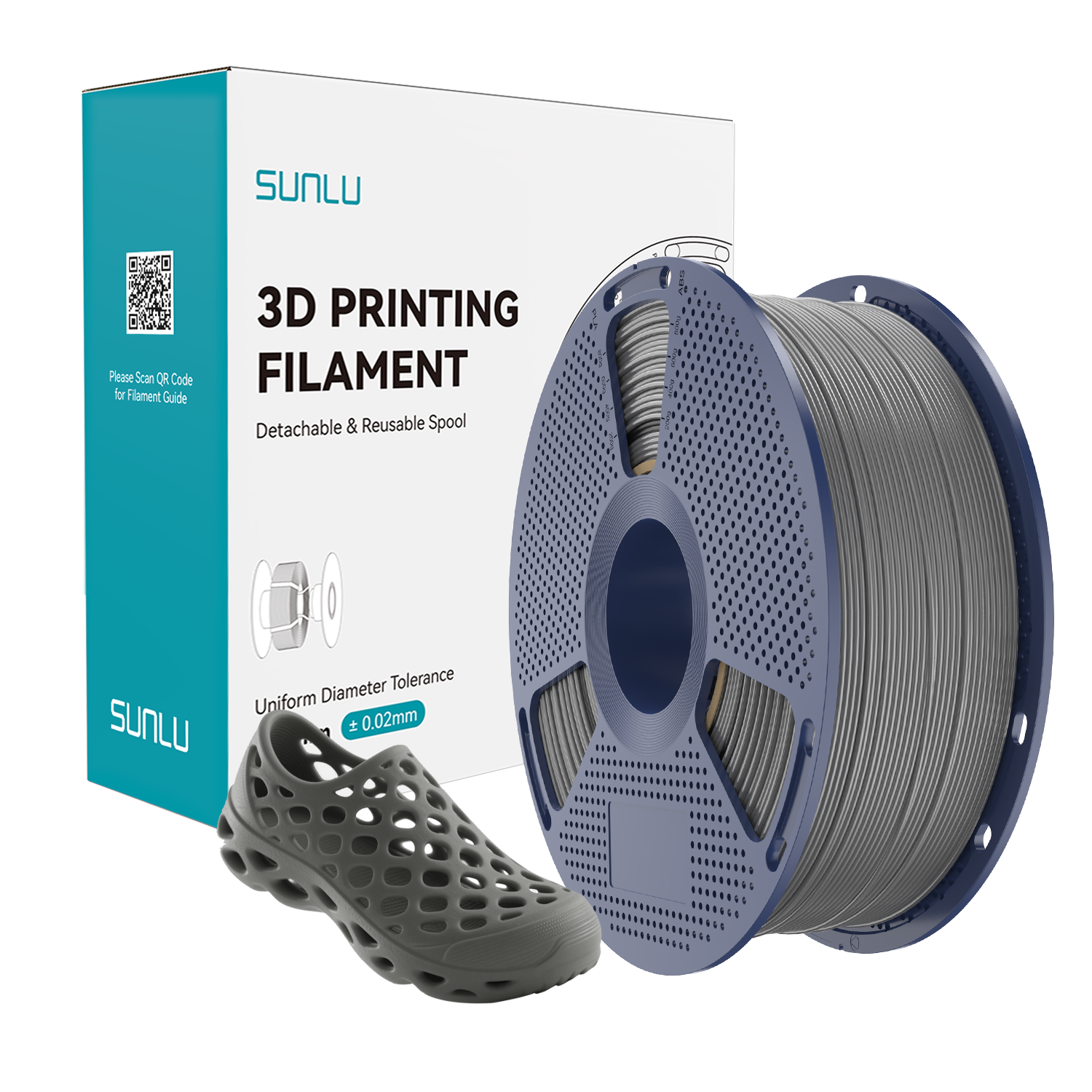 SUNLU TPU 95A Filament Grey