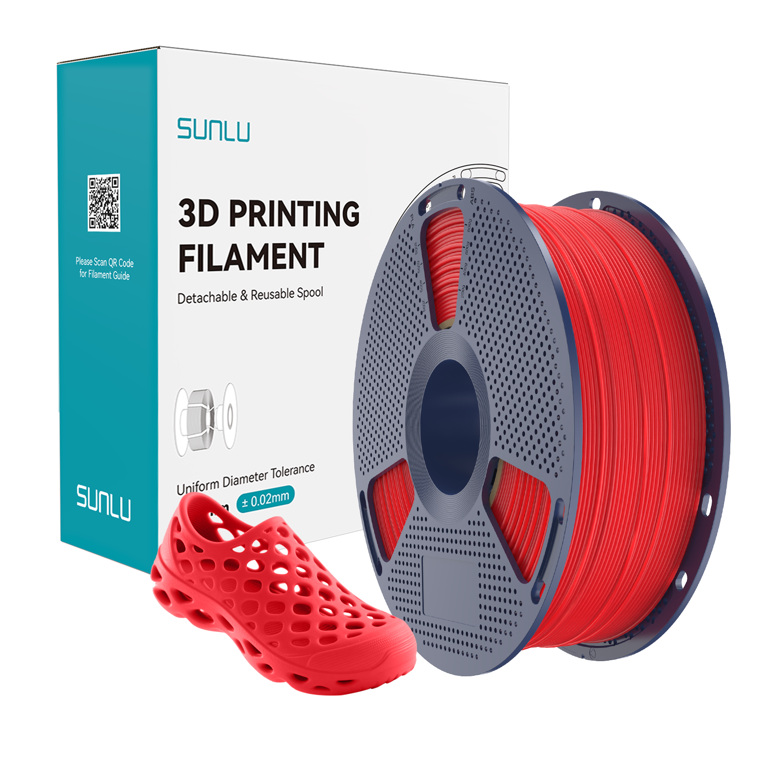 SUNLU TPU 95A Filament Red