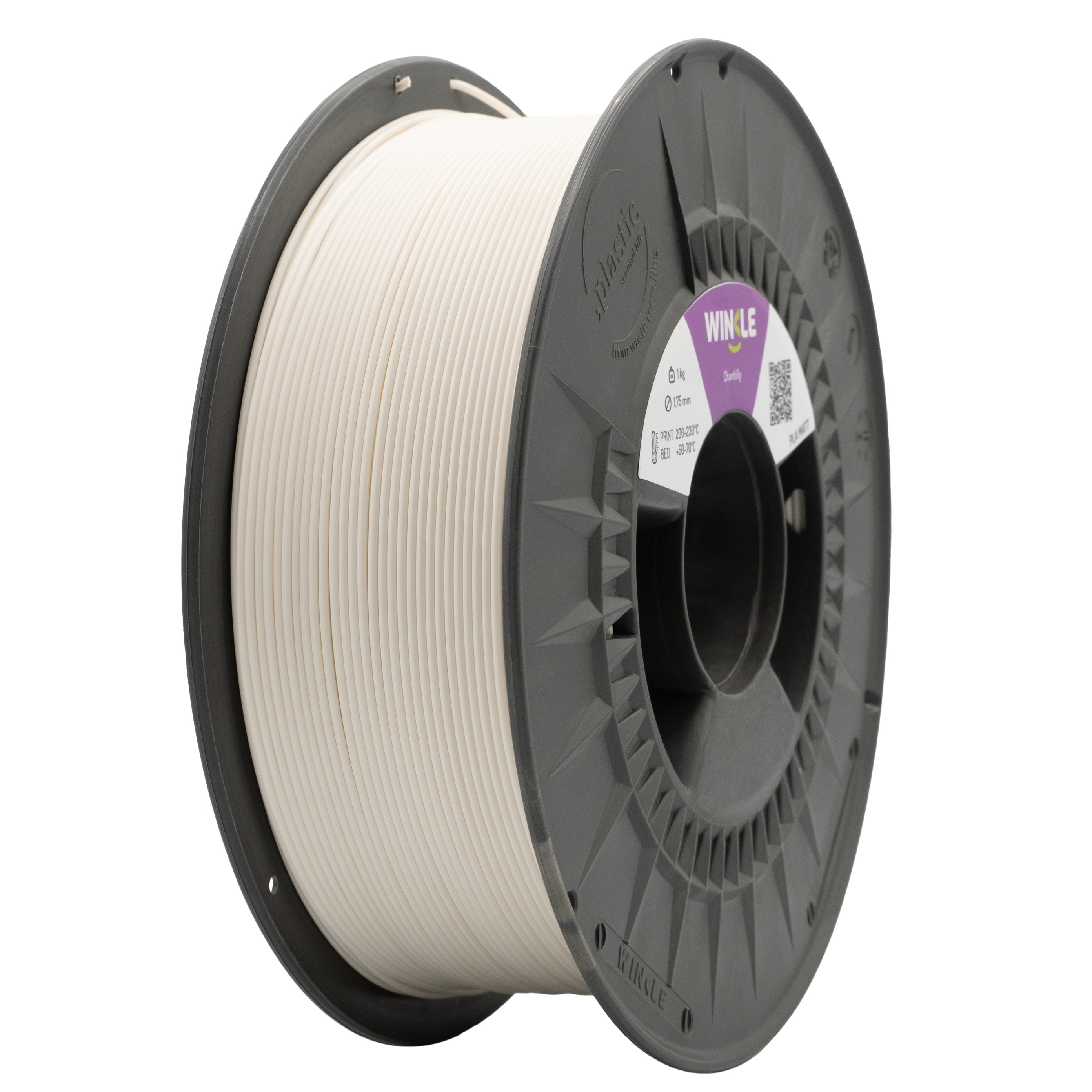 WINKLE Matte PLA Filament Cream White
