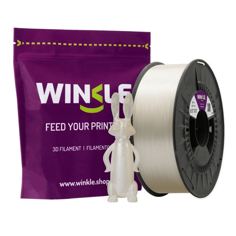 WINKLE PETG FILAMENT Transparent