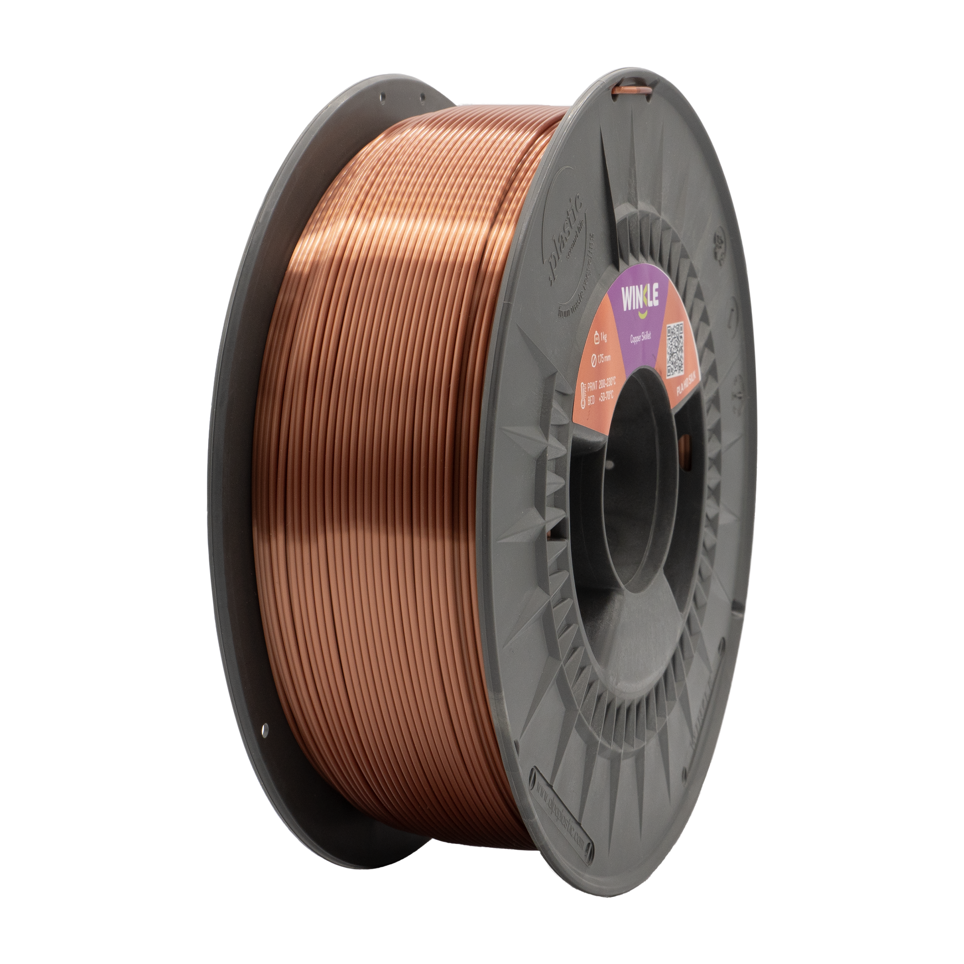 WINKLE PLA SILK FILAMENT Antique Copper