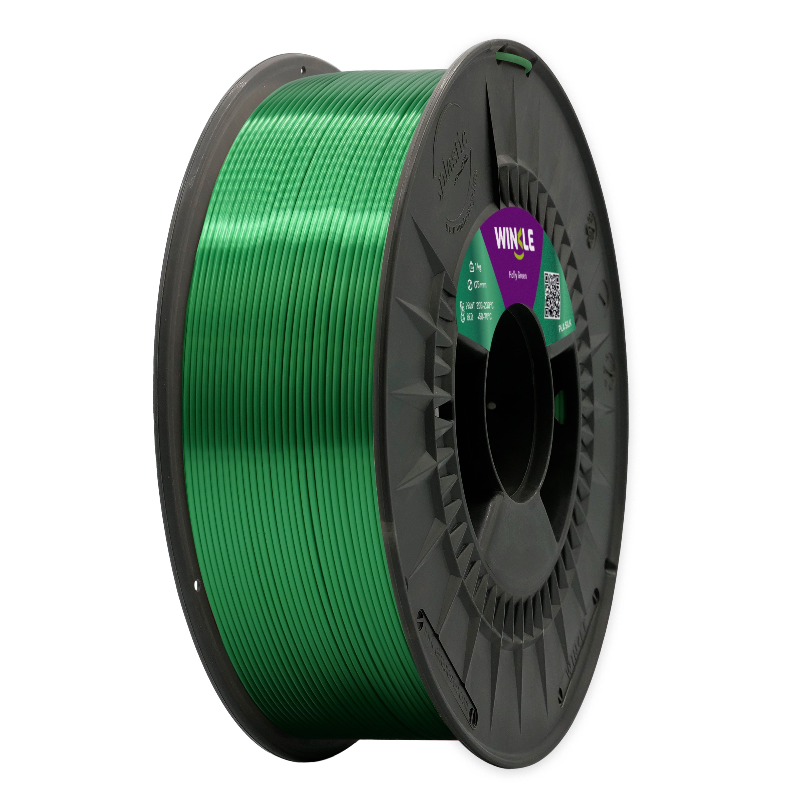 WINKLE PLA SILK FILAMENT Irish Green
