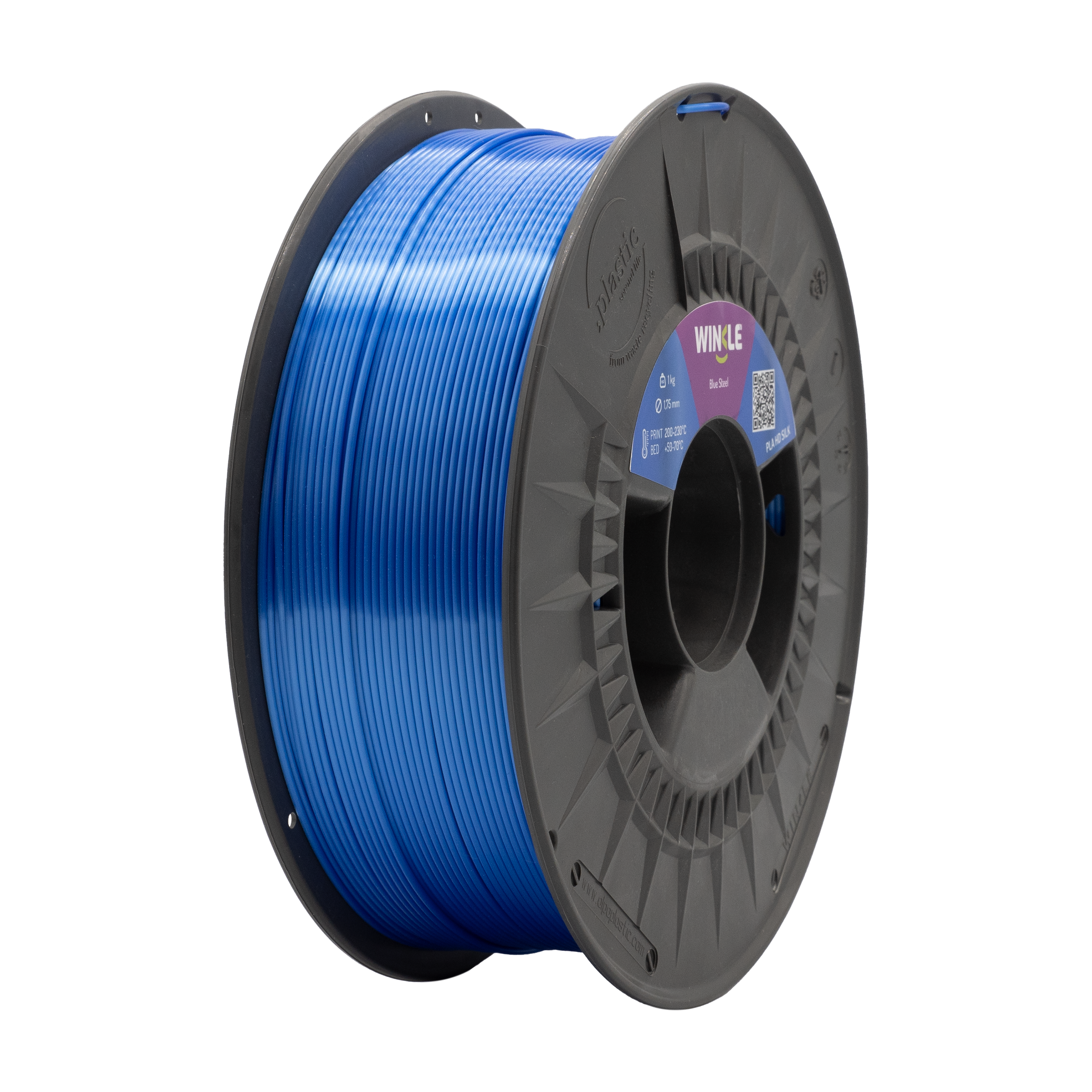 WINKLE PLA SILK FILAMENT Steel Blue