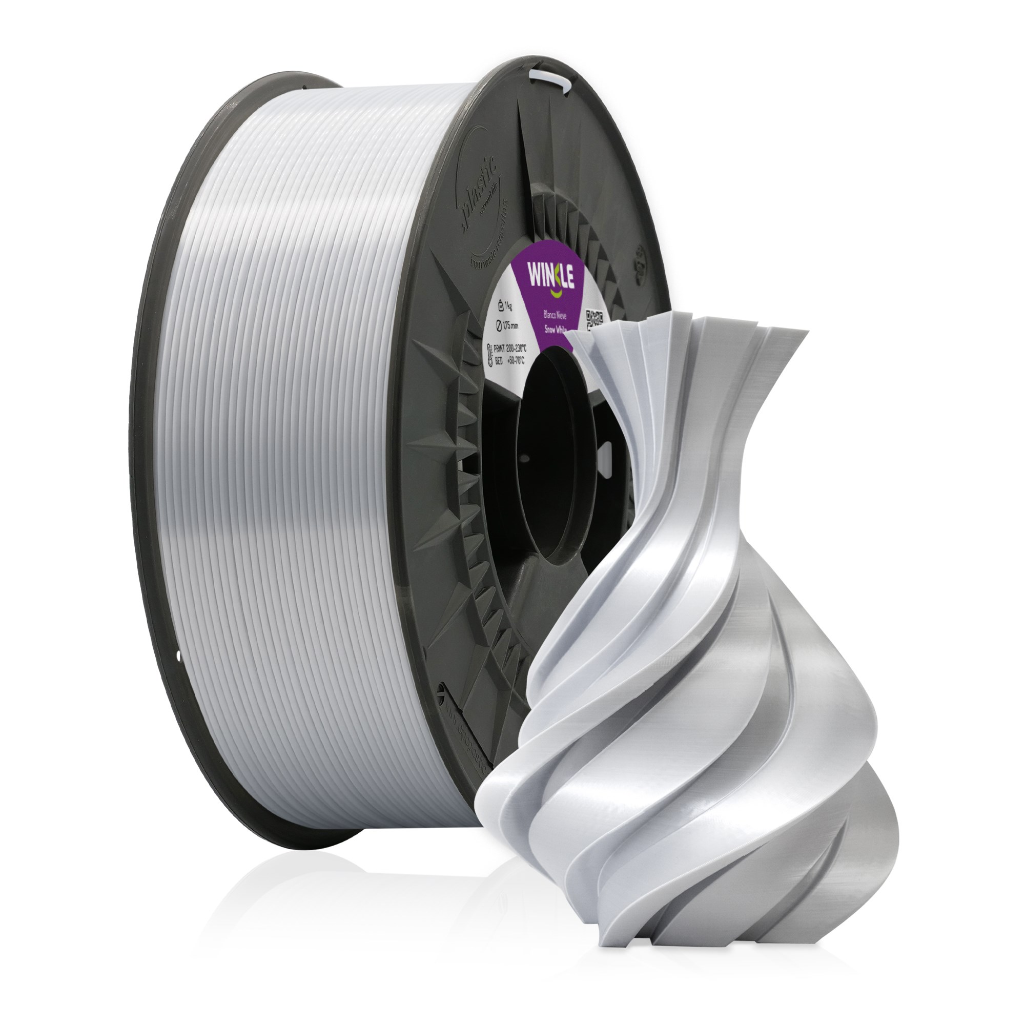 WINKLE PLA SILK FILAMENT White Gold