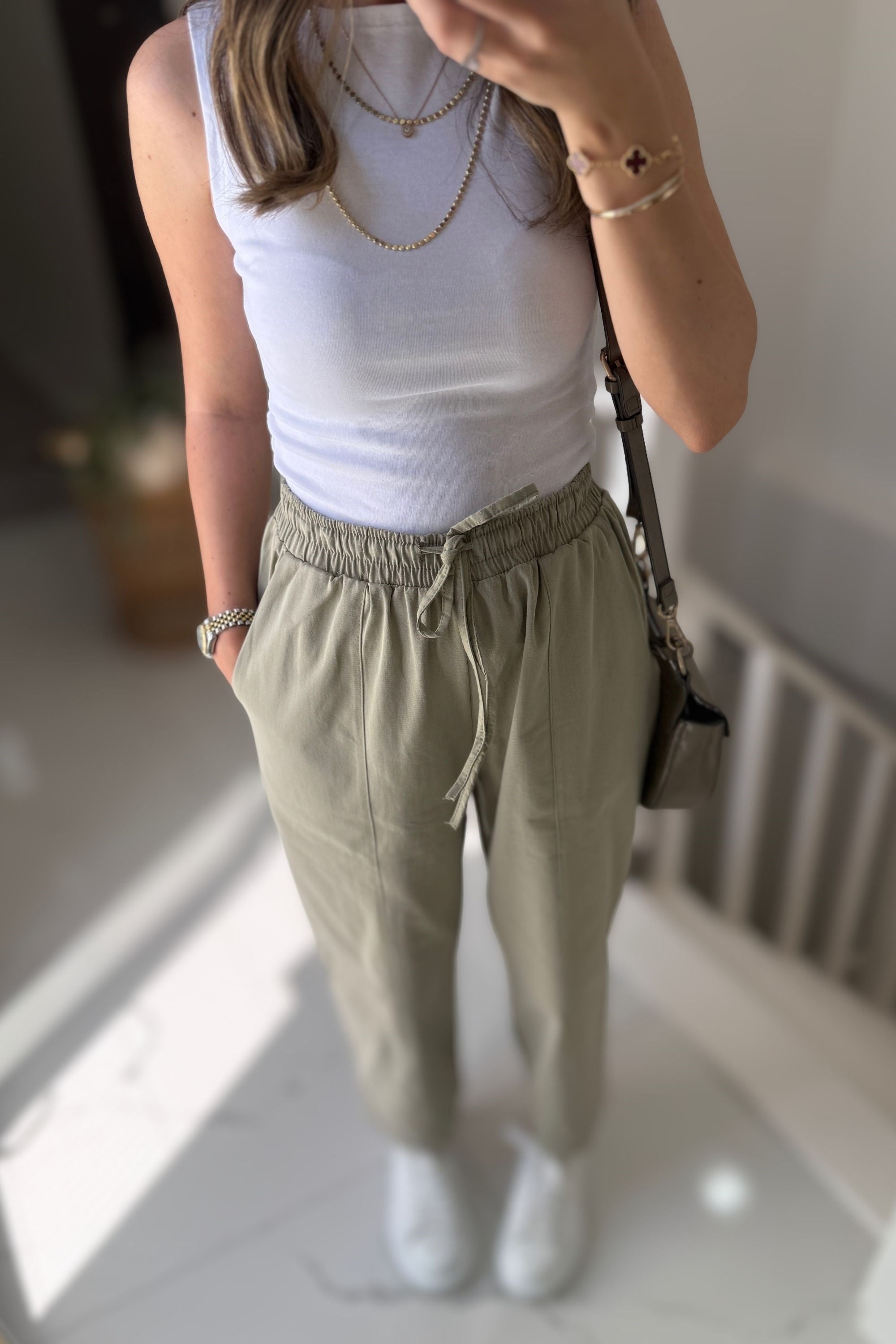  GABARDİN PANTOLON - HAKİ