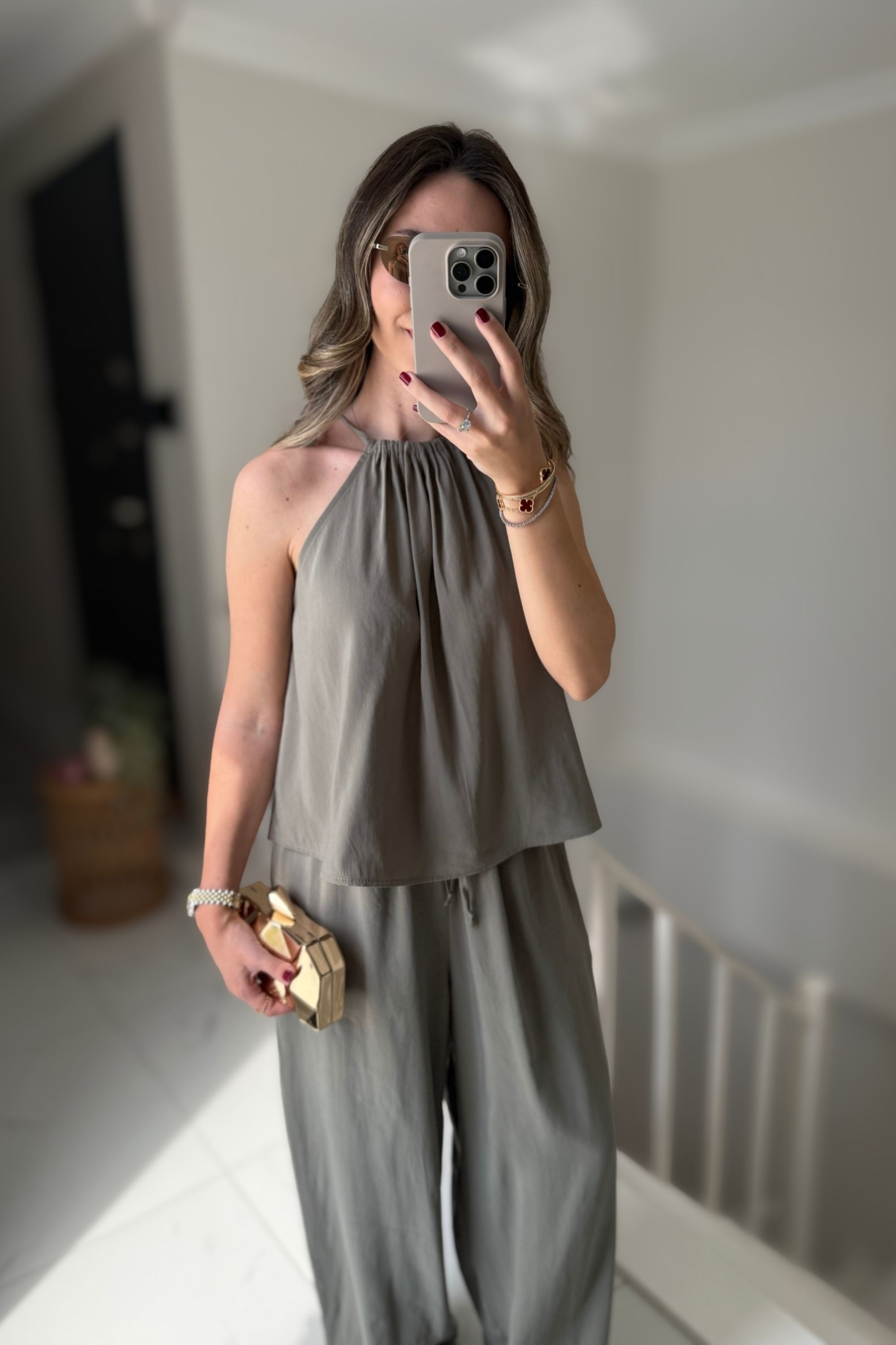 BLUZ PANTOLON TAKIM - HAKİ