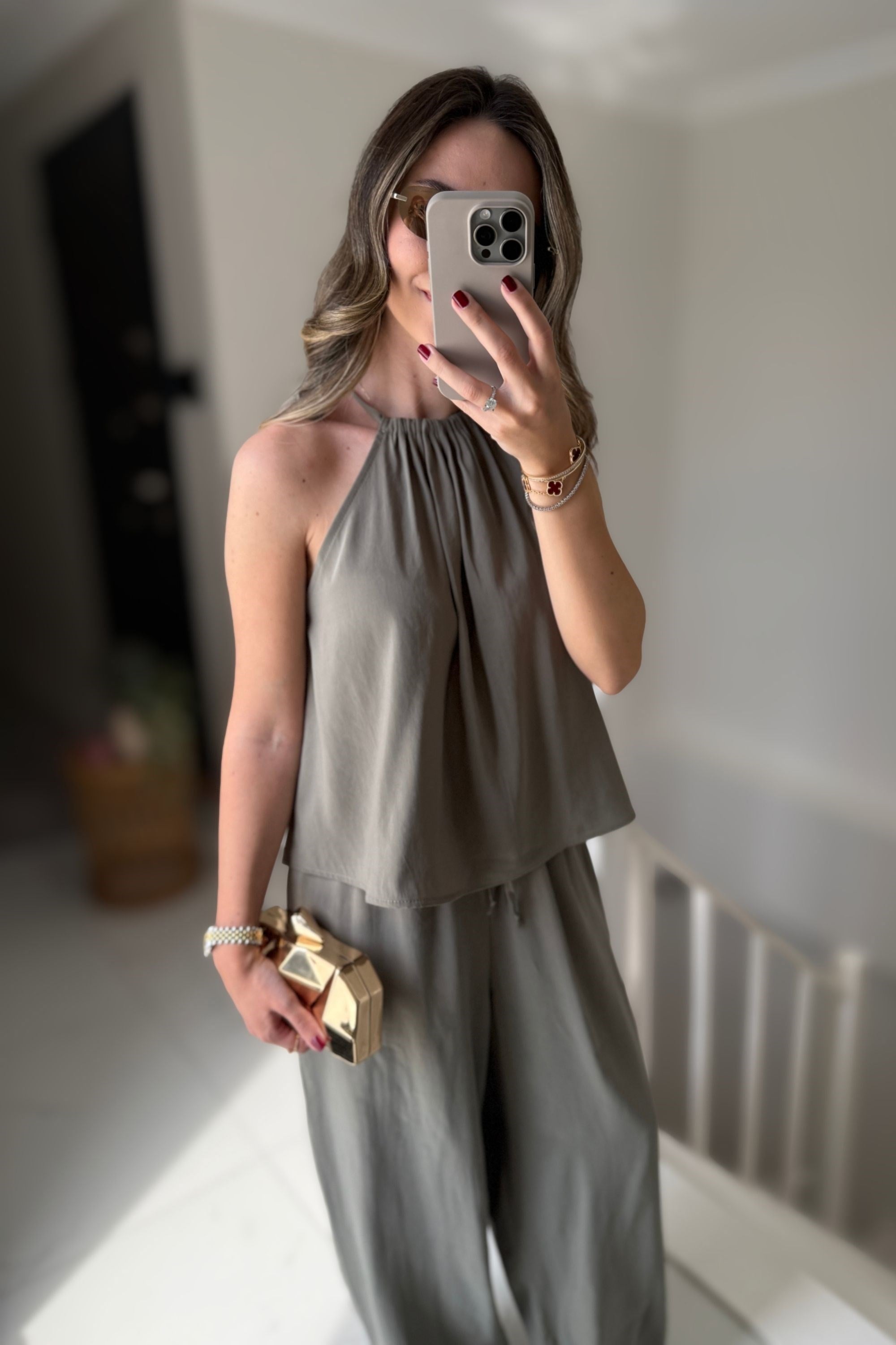 BLUZ PANTOLON TAKIM - HAKİ