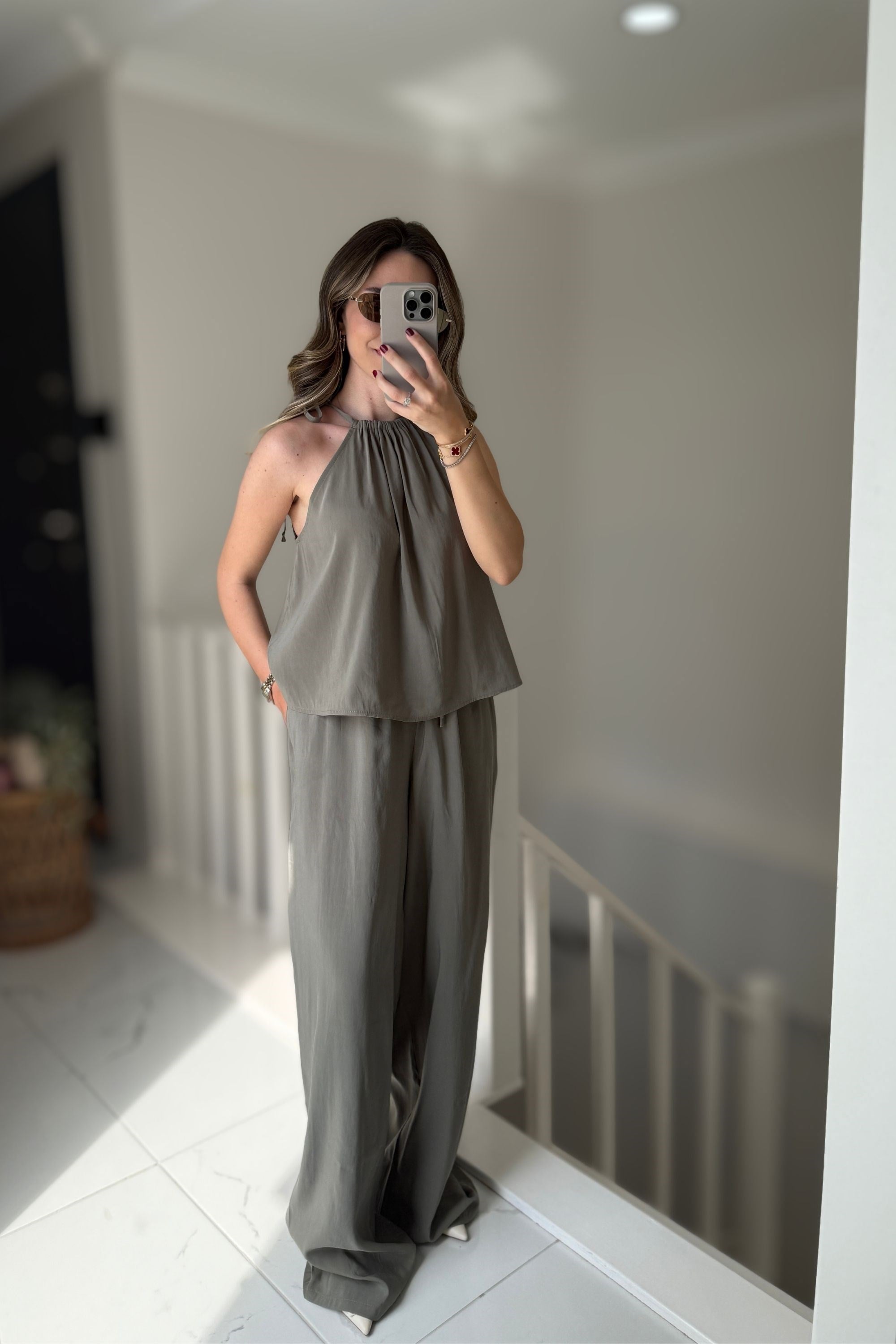BLUZ PANTOLON TAKIM - HAKİ