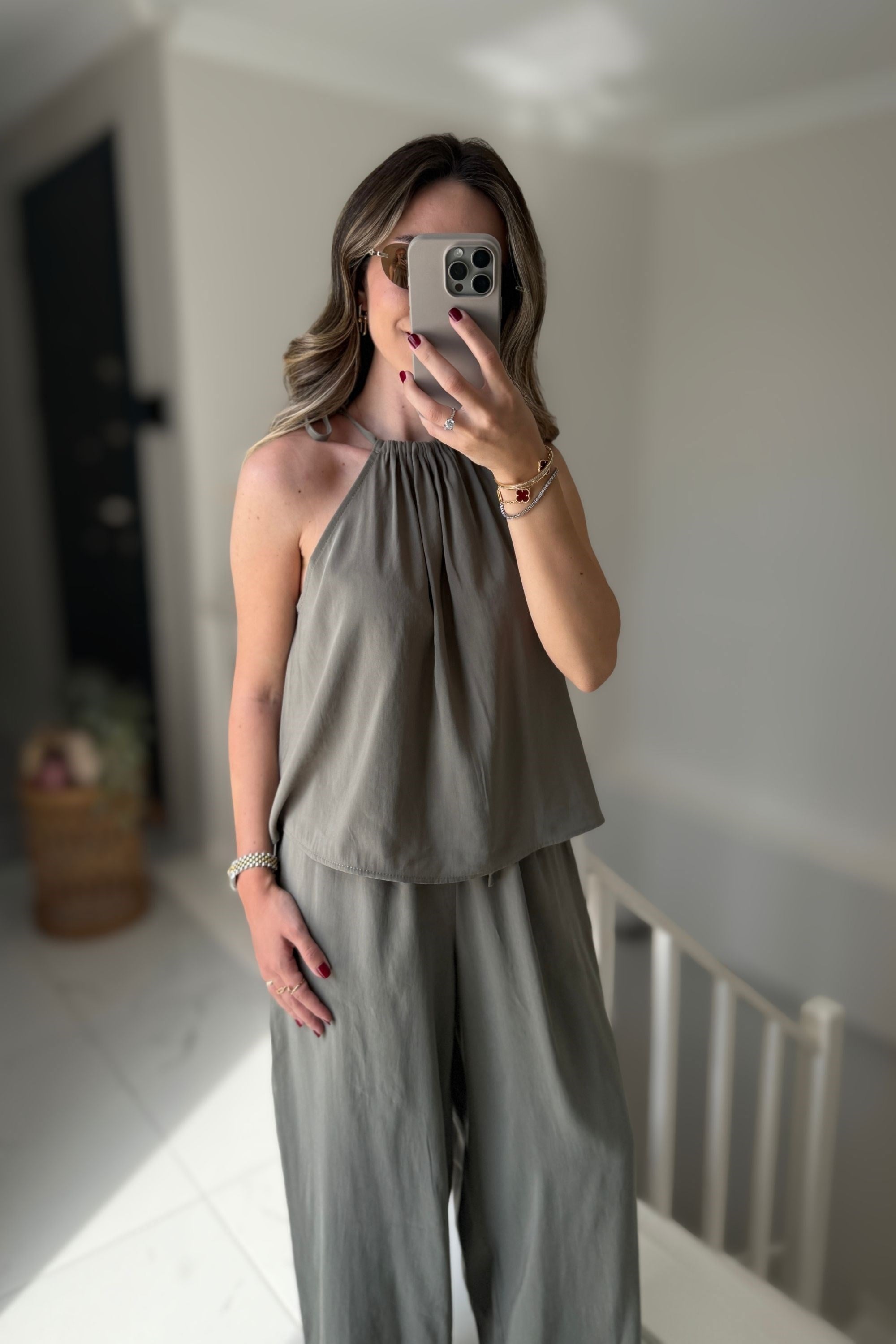 BLUZ PANTOLON TAKIM - HAKİ